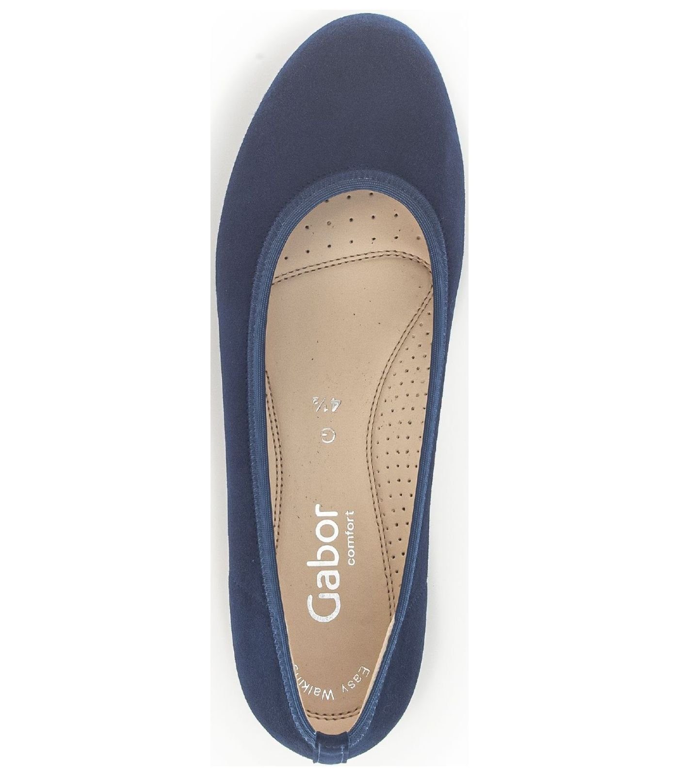 Gabor Ballerinas Veloursleder Ballerina Ocean