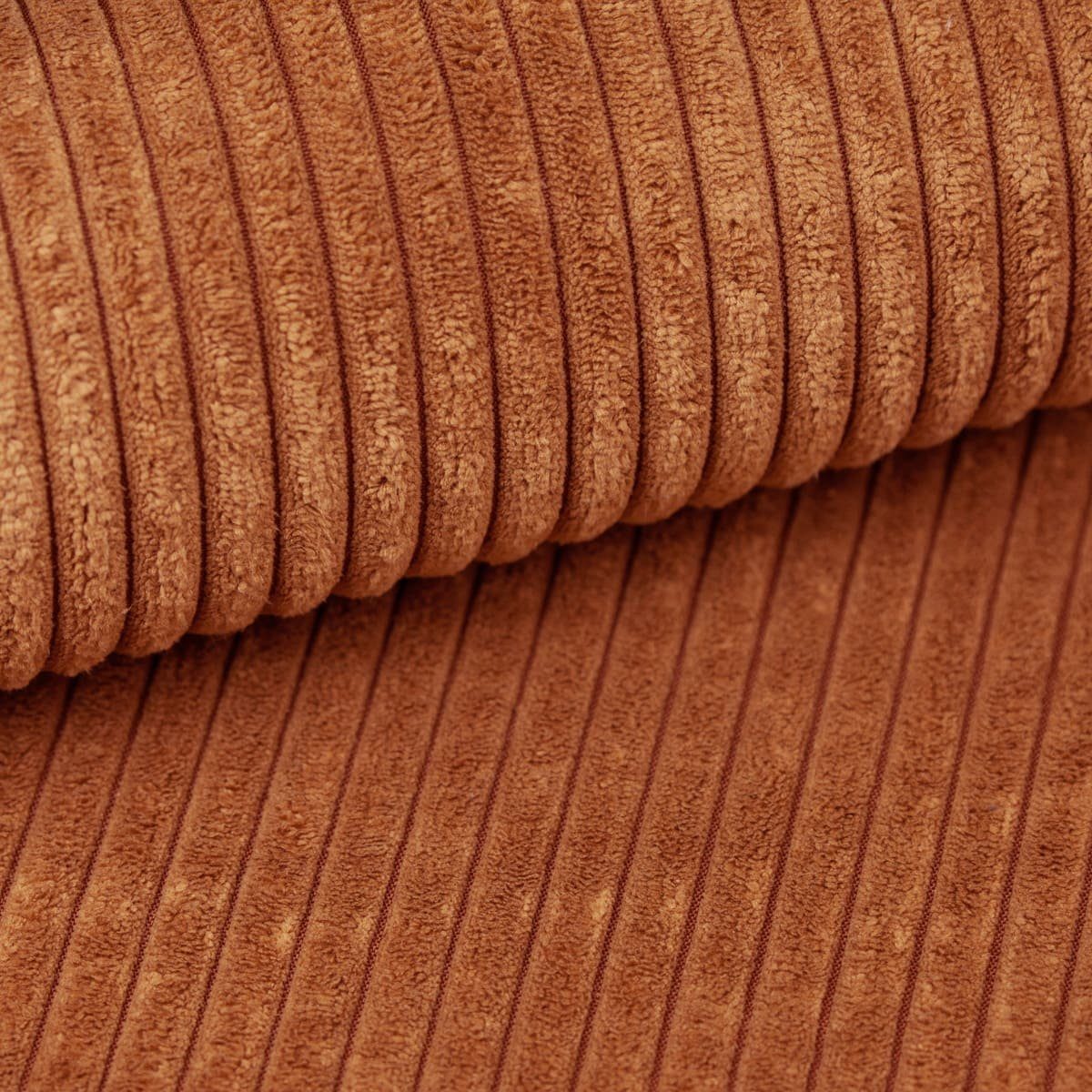 MOEBLO Eckcouch DENVER U, U-Form Wohnlandschaft 420x85x185cm, 40) Cord aus Bettkasten Orange Sofa Ecksofa Schlaffunktion (Poso und Couch Cordstoff - Polsterecke U-Sofa mit