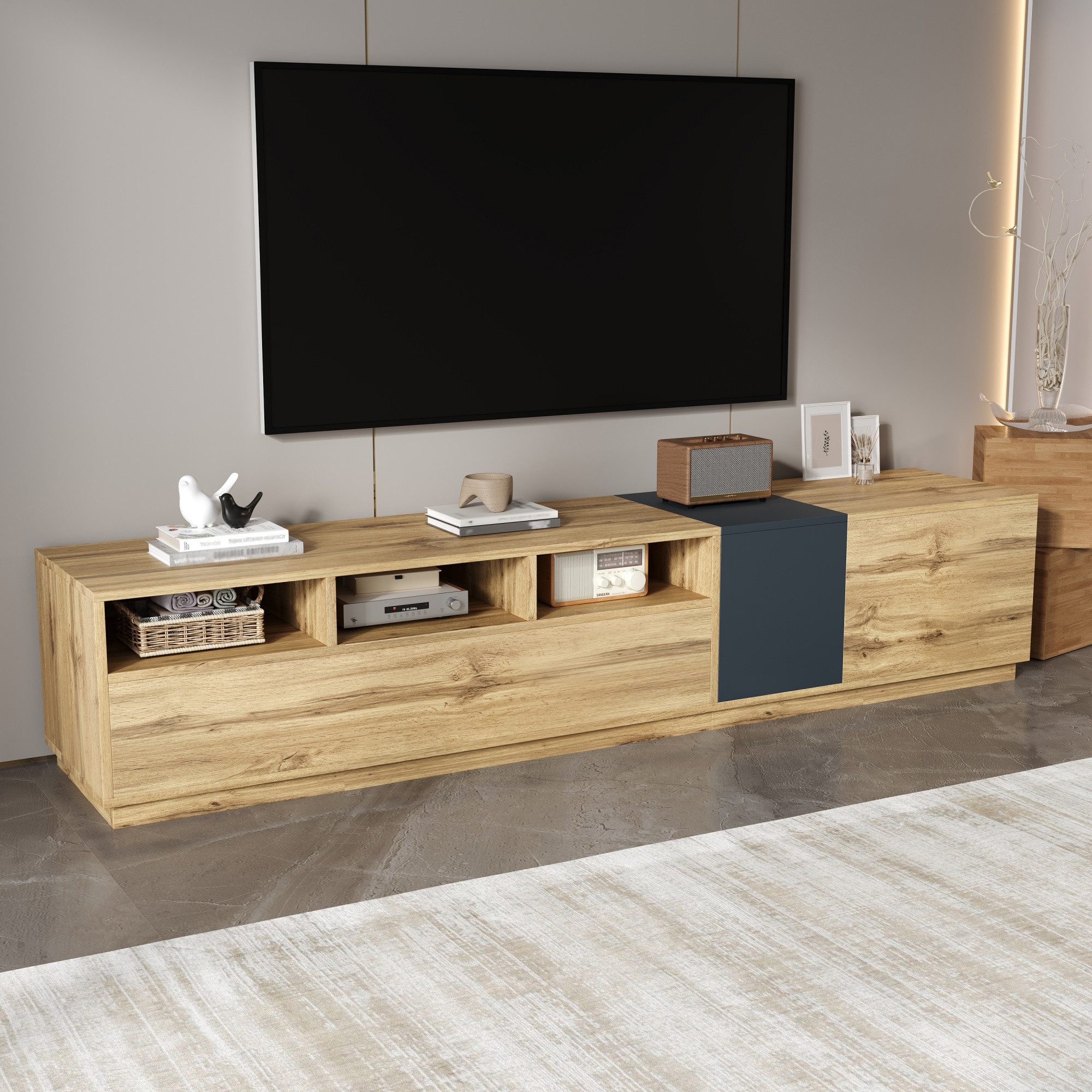 BlingBin TV-Schrank TV-Möbel, TV-Panel, TV-Lowboard, Fernsehtisch günstig online kaufen