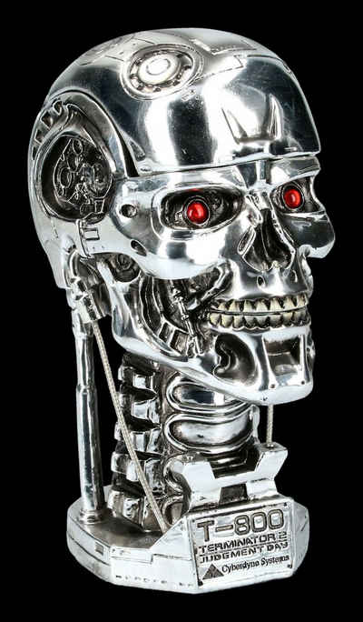 Figuren Shop GmbH Dekofigur Terminator T-800 Schädel Box - Fantasy Deko