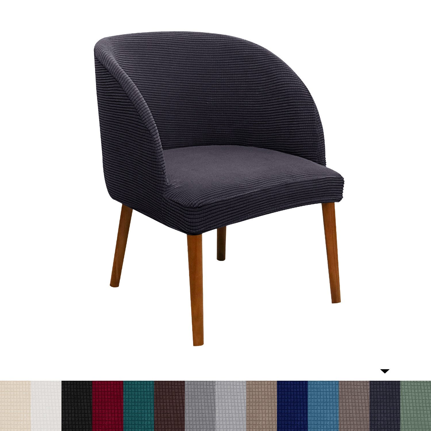 BYSURE Stuhlbezug, Halbrunder Esszimmerstuhlbezug Gebogener Stuhlbezug günstig online kaufen