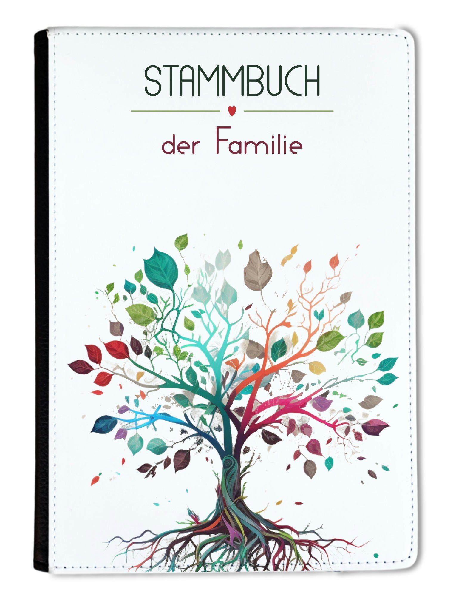 A5 Notizbuch Stammbuch Lebensbaum CreaDesign bunt