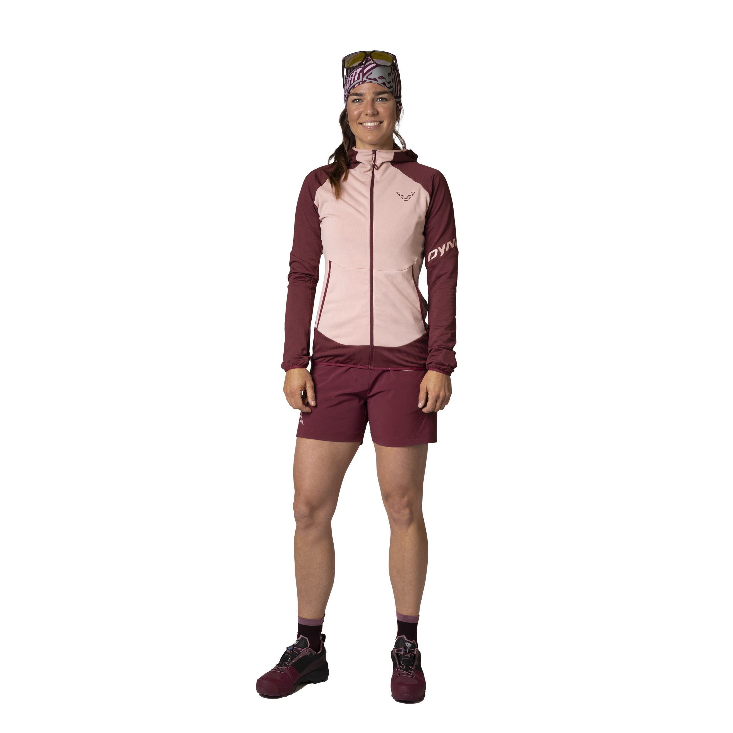 Dynafit Strickjacke TRANSALPER LIGHT PTC W HOODY BURGUNDY/6370