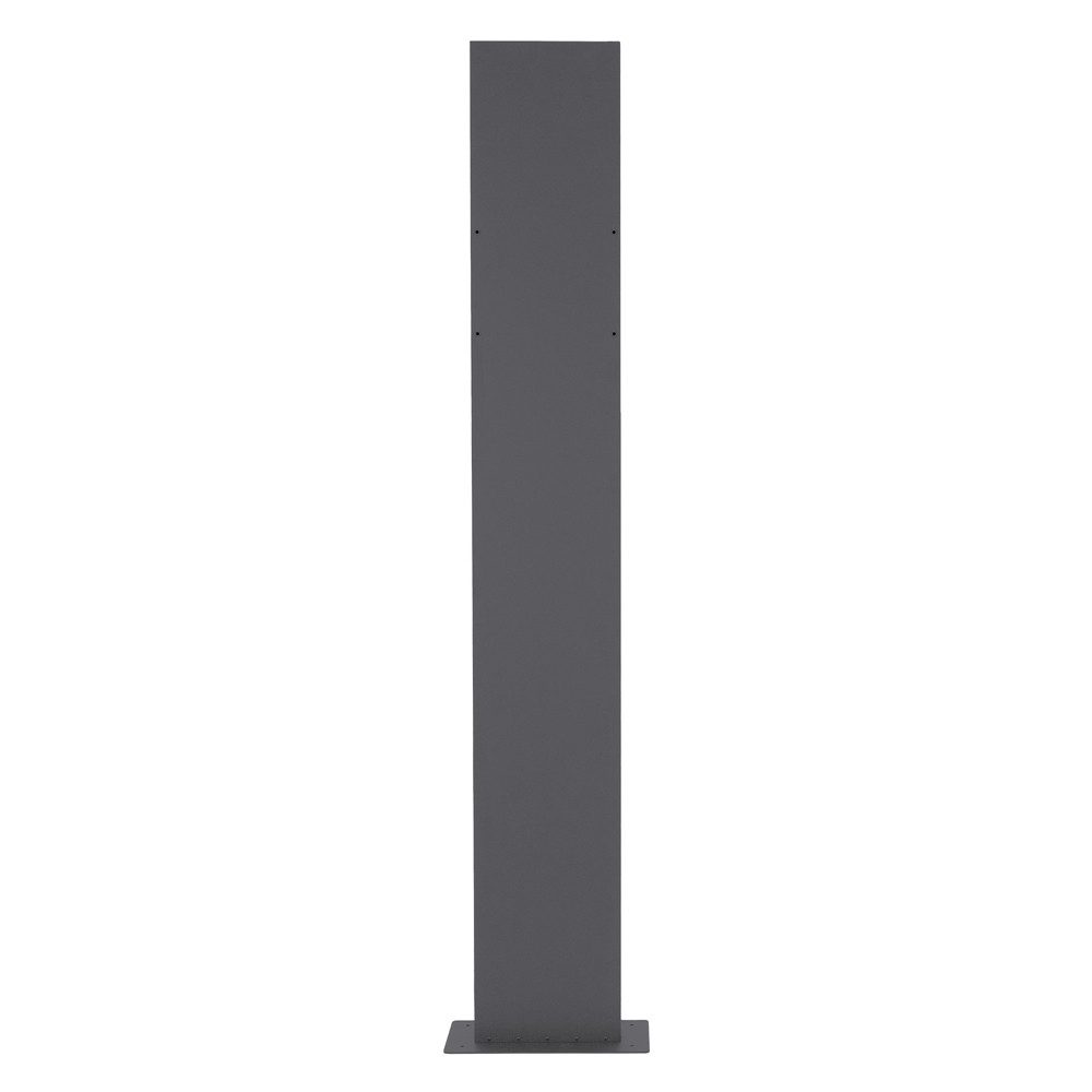 ML-DESIGN Briefkastenständer Standfuß aus Edelstahl für Wandbriefkasten Briefkastenpfosten, Ständer, (Anthrazit Höhe 170 cm Freistehend Halterung für Briefkasten)
