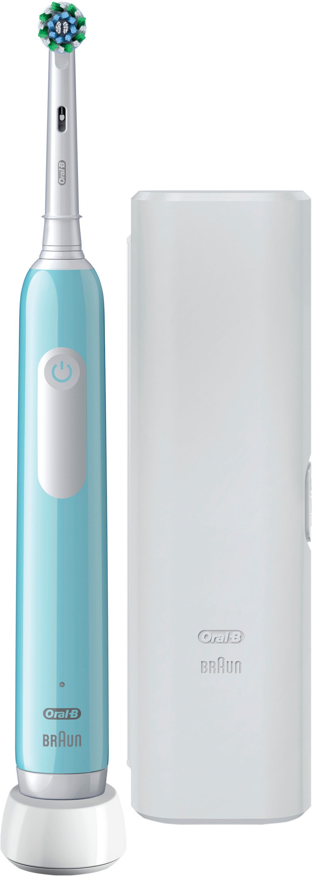 Oral-B Elektrische Zahnbürste PRO Series 1, Aufsteckbürsten: 1 St., Drucksensor