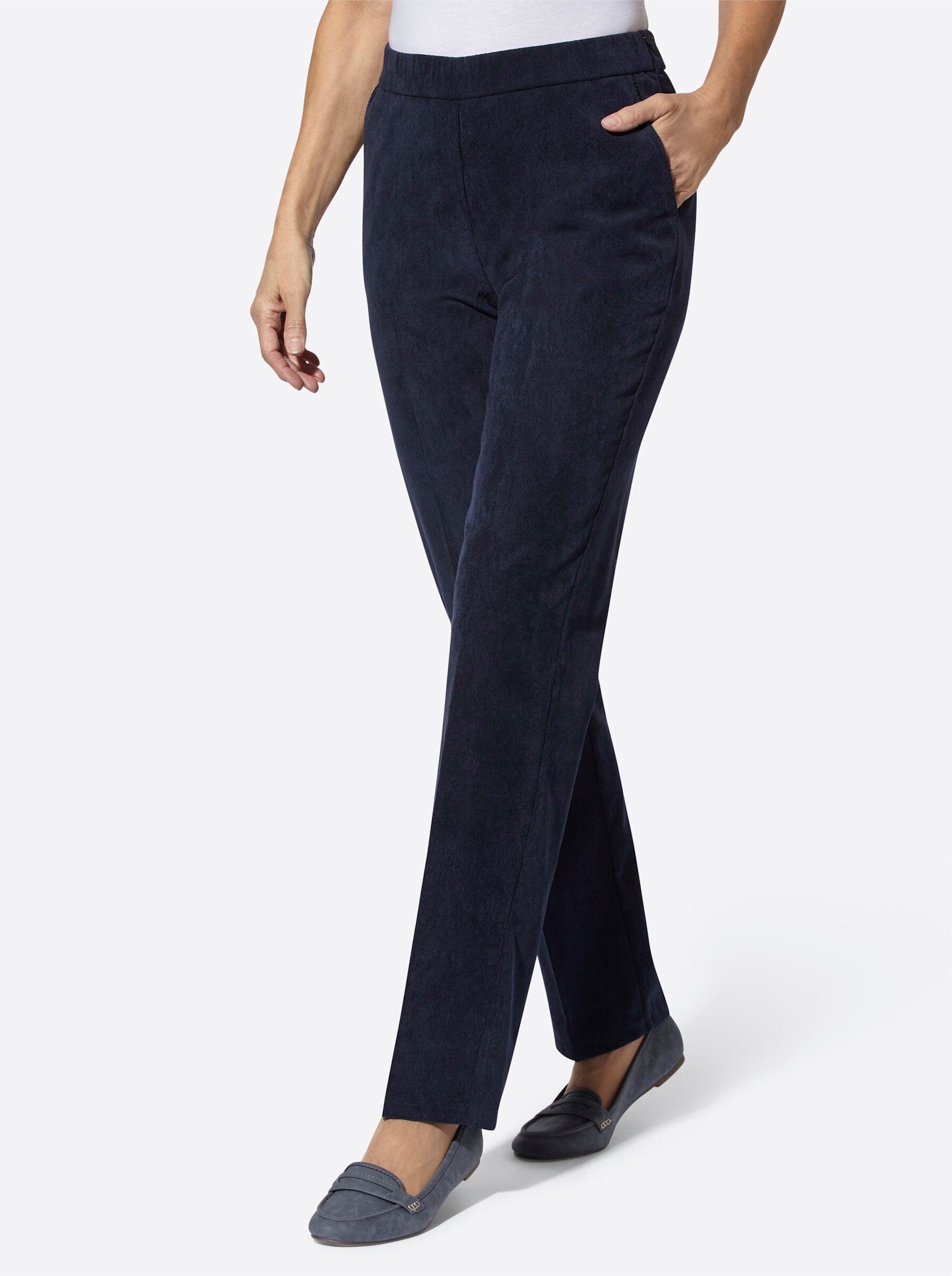 Sieh an! Jerseyhose Cordhose Innenbeinlänge ca. günstig online kaufen