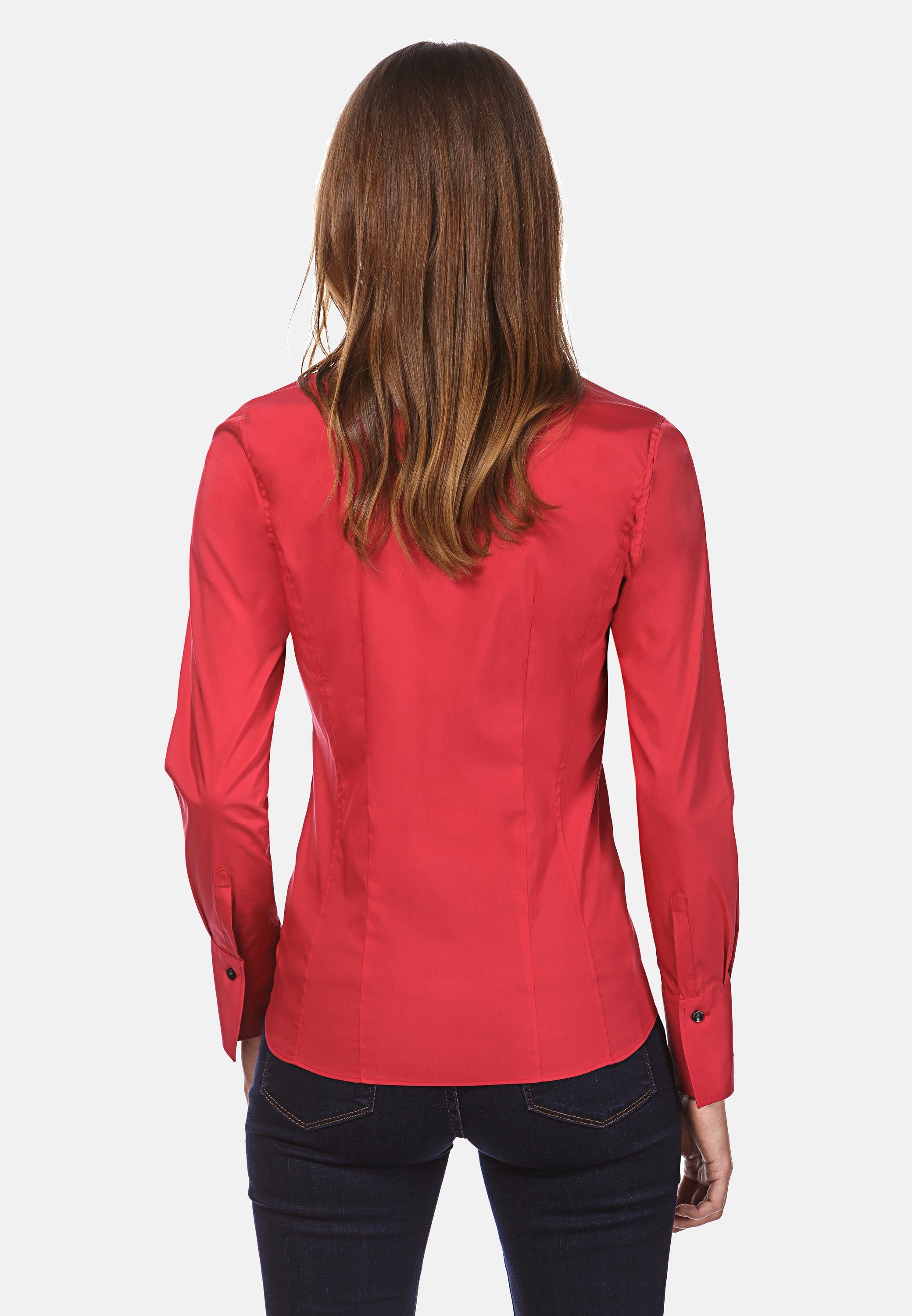 Vincenzo Boretti Klassische Bluse tailliert stretch günstig online kaufen