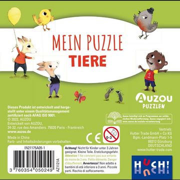 HUCH & friends Puzzle Auzou Mein Puzzle - Tiere, Puzzleteile