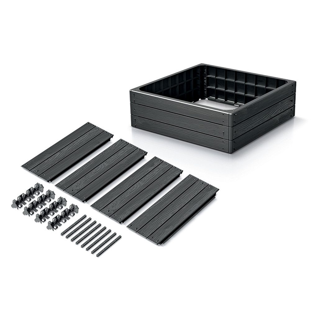 Kreher Hochbeet Hochbeet-Kit "Woody" in Anthrazit (1 St)