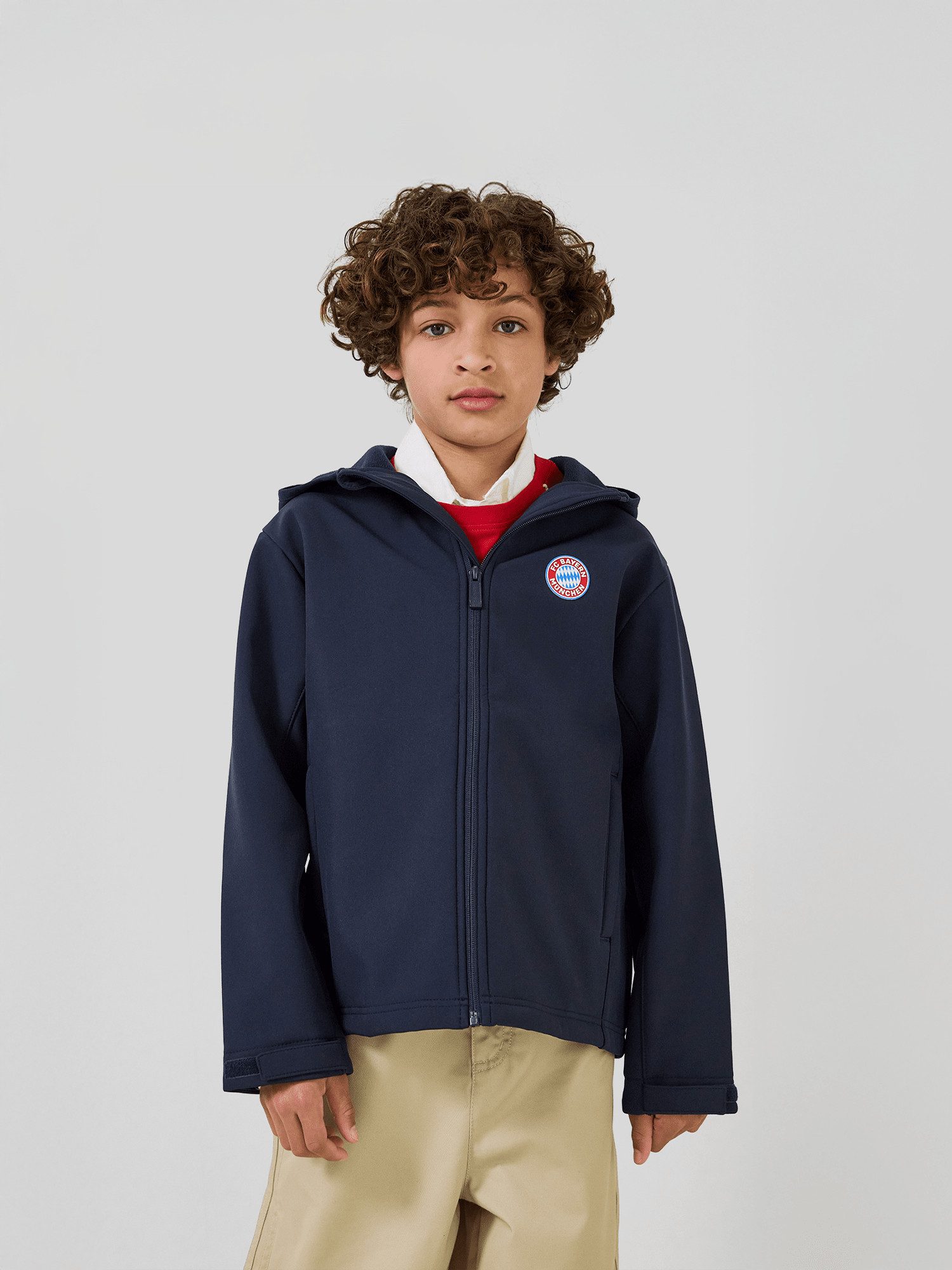 FC Bayern München Softshelljacke FC Bayern München, Softshelljacke Essentials, Kinder, Navy