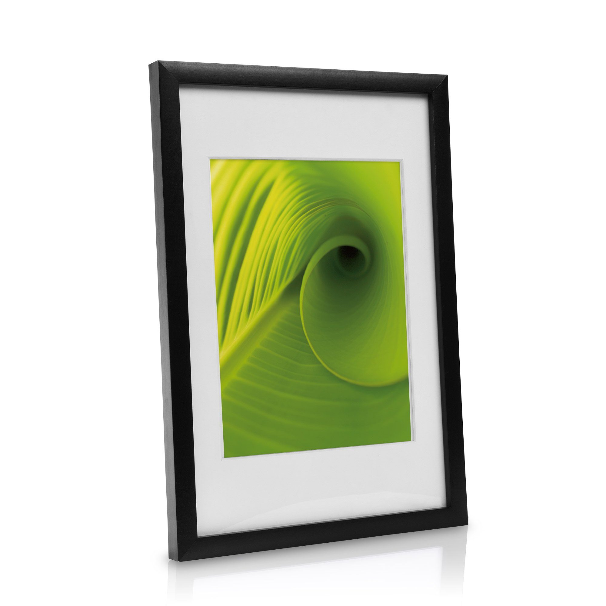 bomoe Bilderrahmen 24er Bilderrahmen Set Nature Fotorahmen Collage, Schwarz, 10x 10x15 cm, 8x 13x18 cm, 4x 15x20 cm, 2x 20x30 cm mit Passepartout – Bild 4 von 5