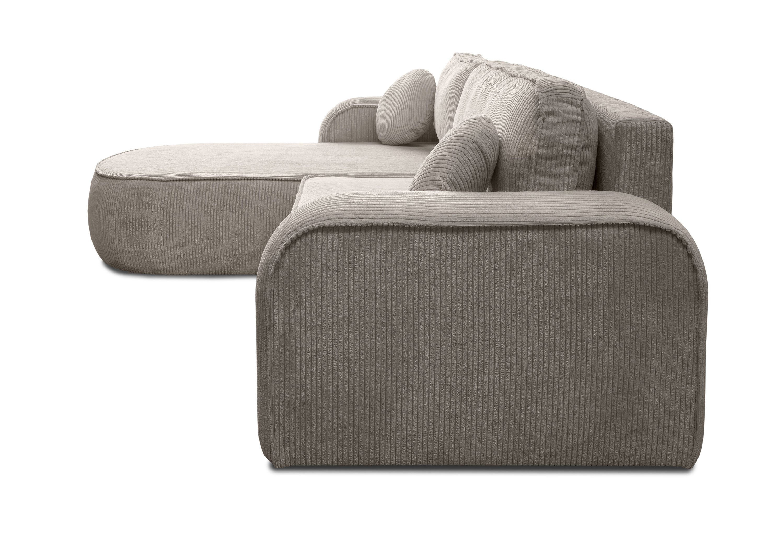 Lookway Ecksofa VENUS mit Schlaffunktion und Bettkasten, 275x78x178 cm – Bild 4 von 5