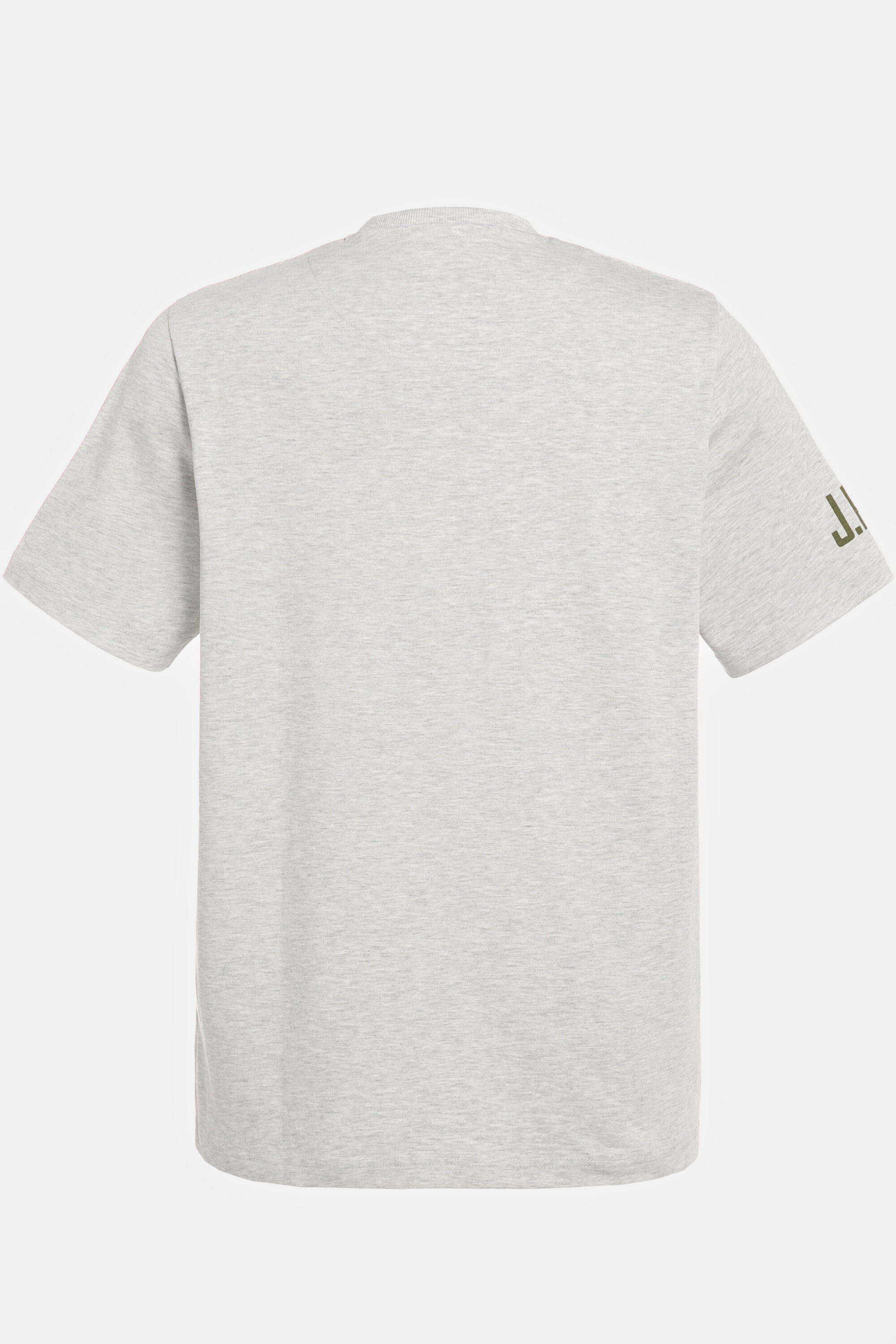 Halbarm Print melierter Jersey JP1880 T-Shirt T-Shirt