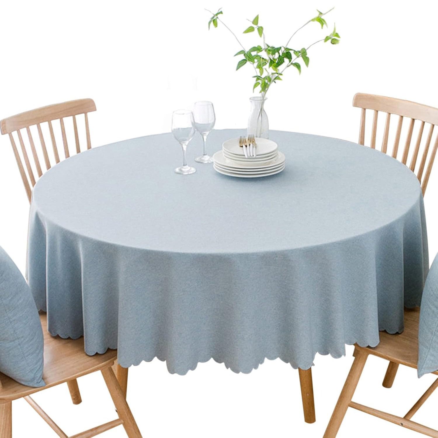 Refttenw Tischdecke Runde Tischdecke Weihnachten,indoor Tischdecken,wasser- günstig online kaufen