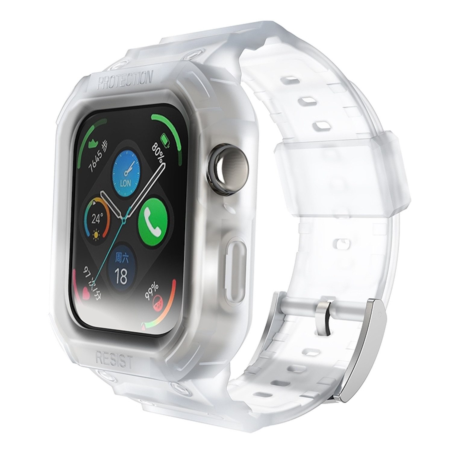 Wigento Smartwatch-Armband Für Huawei Watch Fit 3 TPU Arm Band integriertem günstig online kaufen