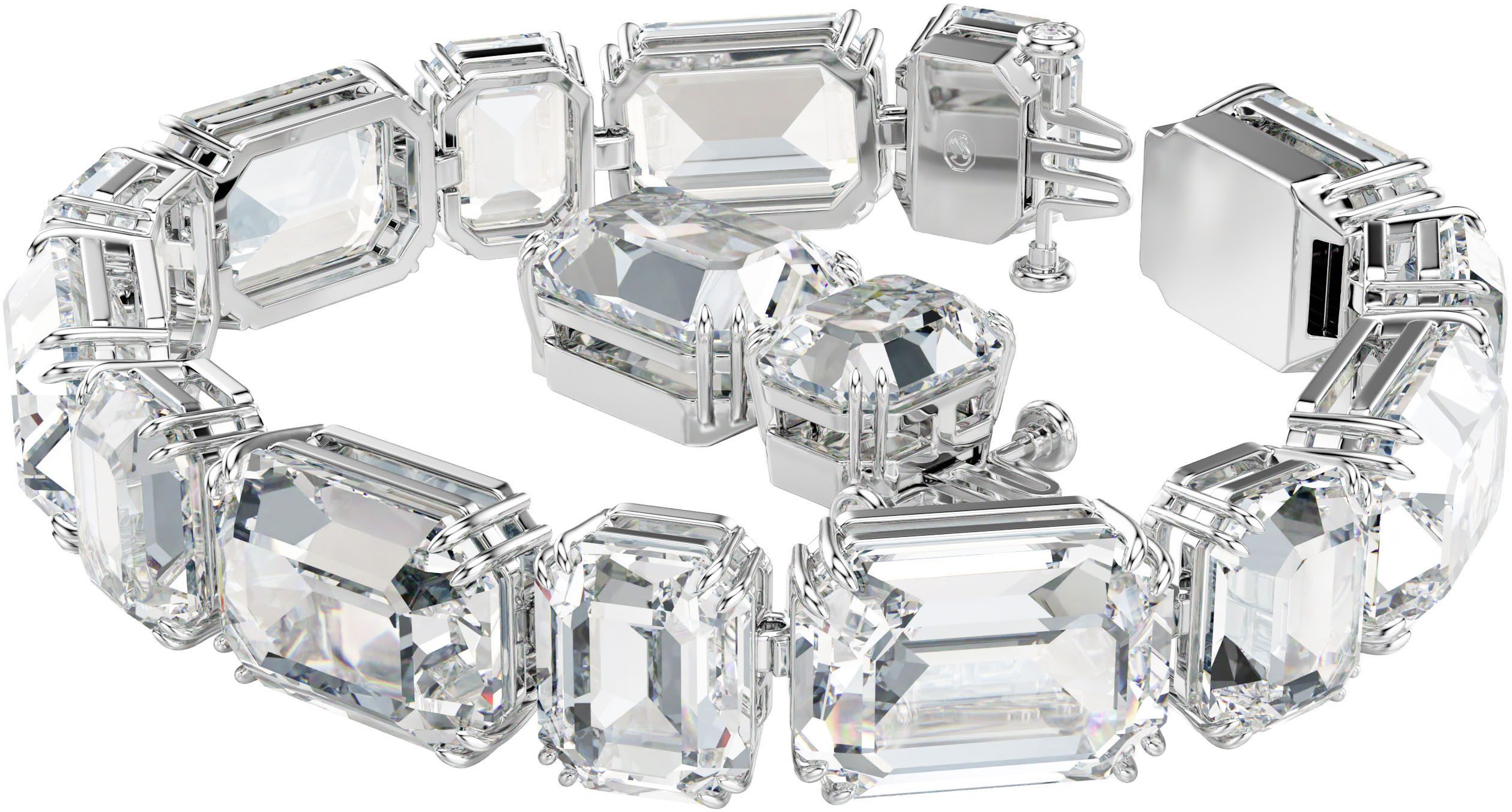 Swarovski Armband Schmuck Geschenk Millenia Tennis Armkette, mit Swarovski® Kristall