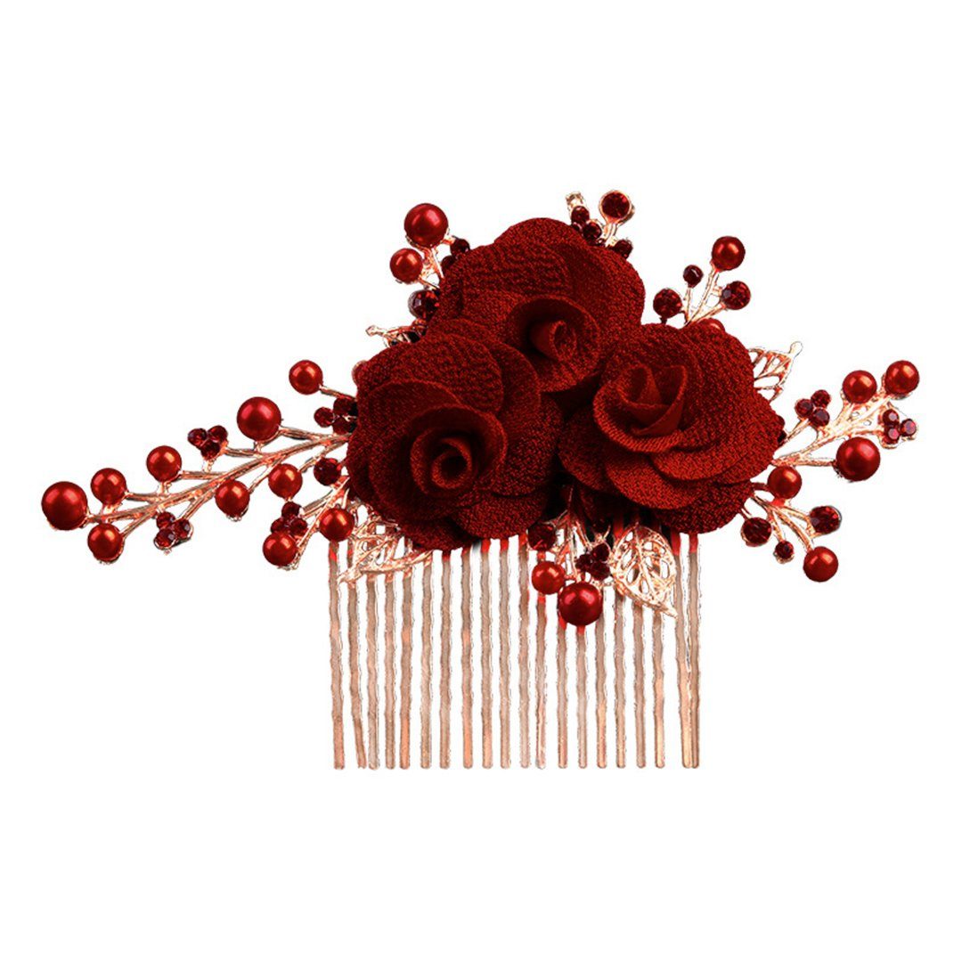Mode & Accessoires Accessoires Haaraccessoires Haarreifen Blumenkrone Rose Blume Stirnband 