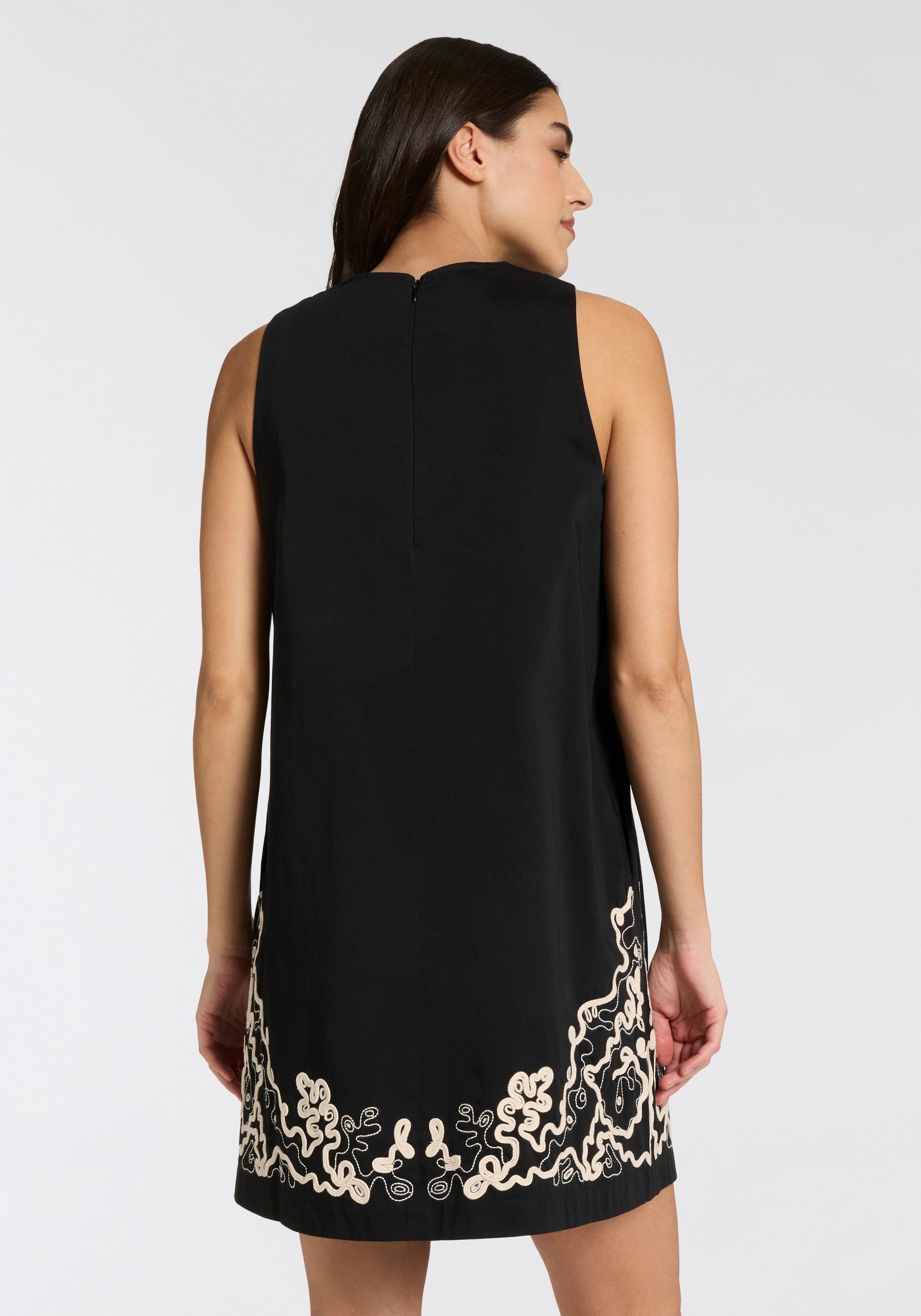 BOSS ORANGE Minikleid Dembrolai Premium Damenmode mit Stickereien, A-Linie