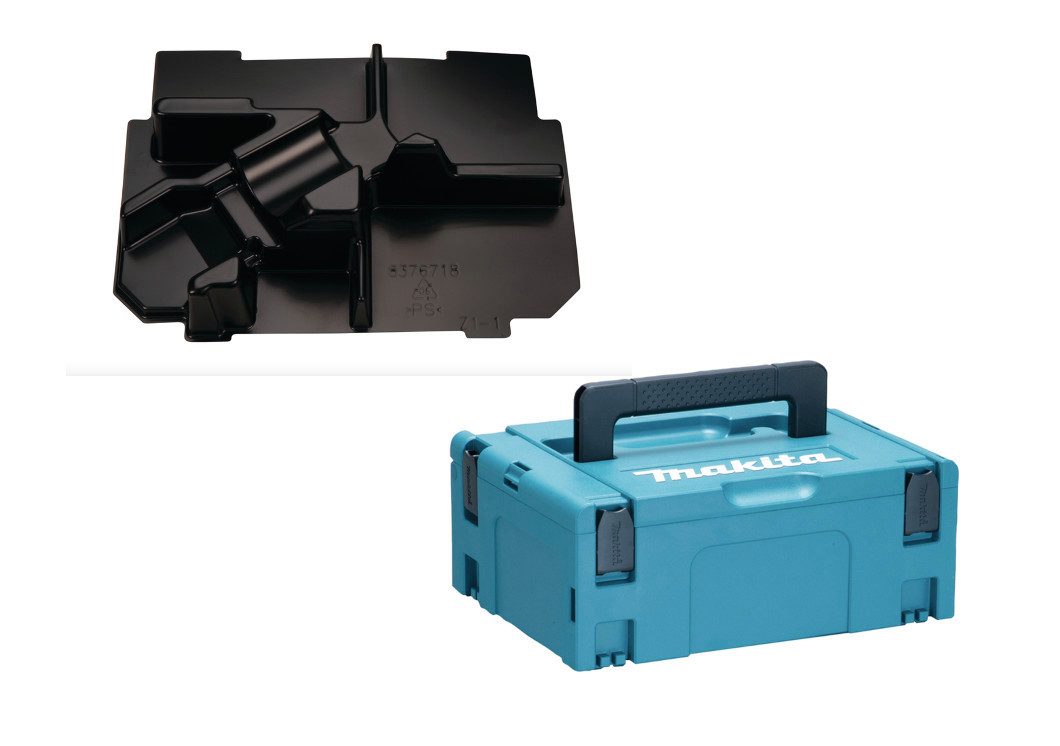 Makita Ящики для инструментов MAKPAC Gr. 2821550-0 mit Einlage 837671-8 (1 St), passend für BTM/DTM 40/50 / 51