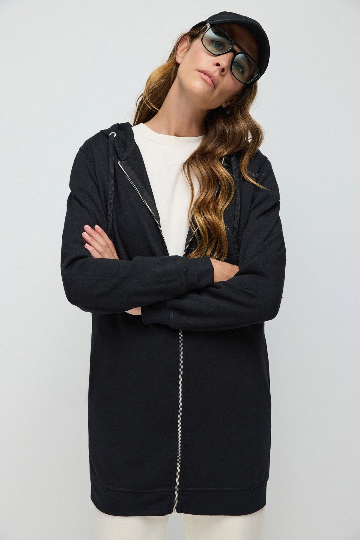 No Matter What Kapuzenpullover Reißverschluss-Langpullover