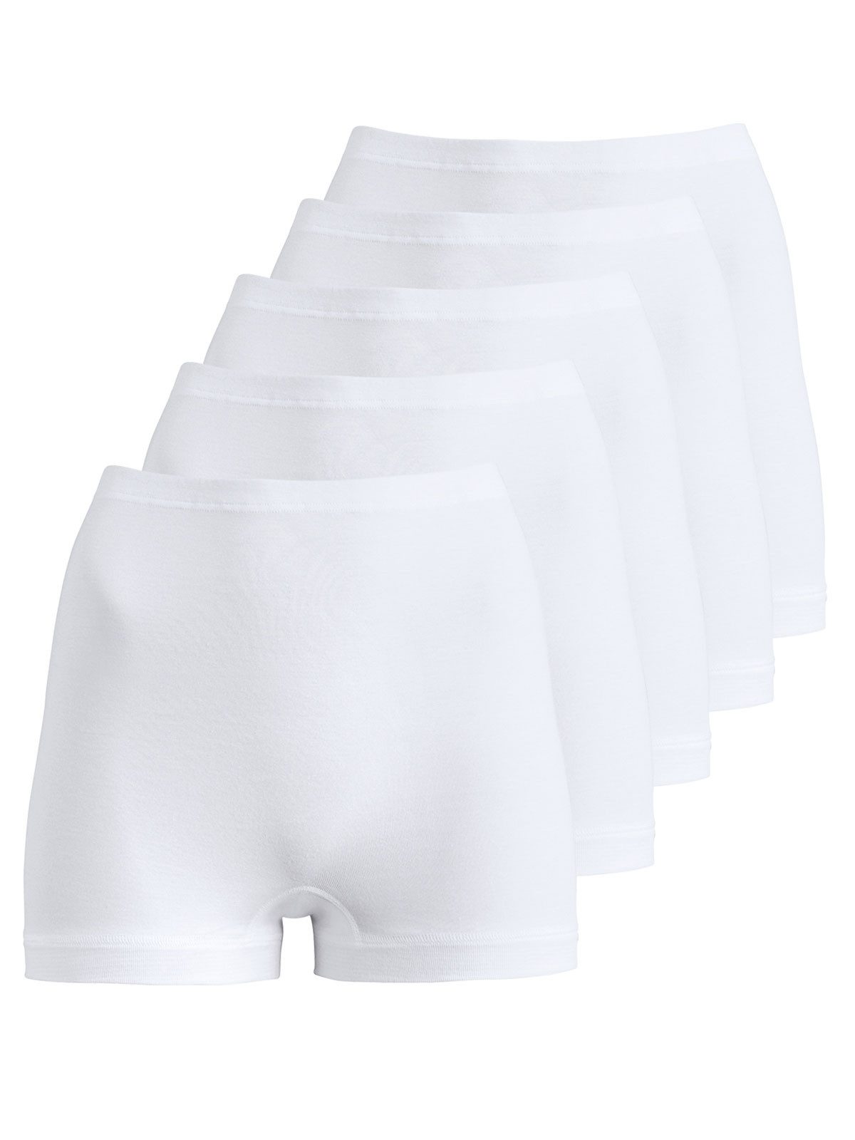 Schöller Pagenschlüpfer 5er Pack Damen Pagenschlüpfer Baumwolle Supergekäm (Packung, 5-St) Zwickel