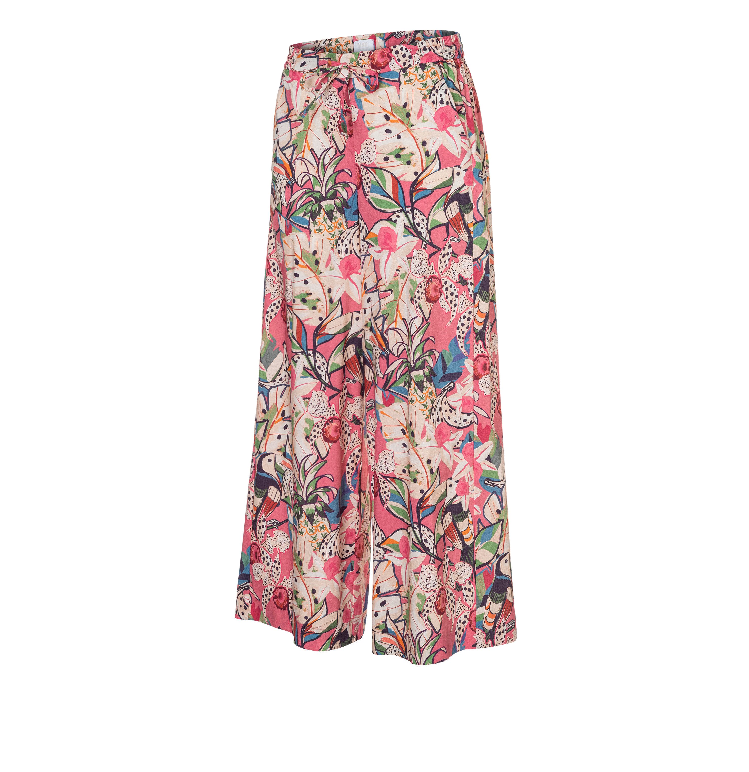 MAC Stoffhose CALLIE cropped mit floralem Muster – Bild 5 von 5