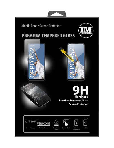 cofi1453 Handyhülle Schutzglas für Oppo A52, Displayschutz Panzerglasfolie