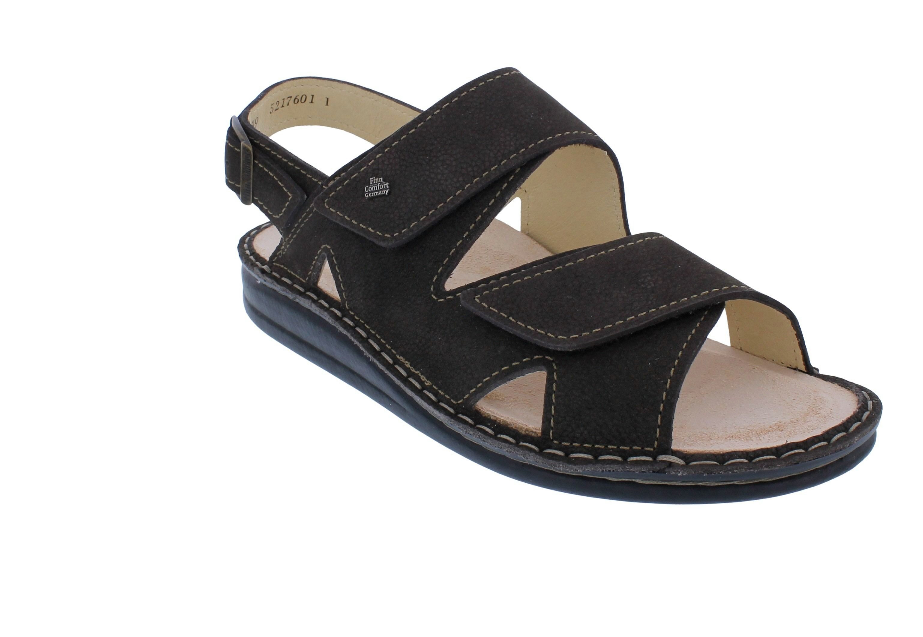 Finn Comfort Finn Comfort Sandale Toro-Soft 81528-390519, Nubukleder, Braun günstig online kaufen