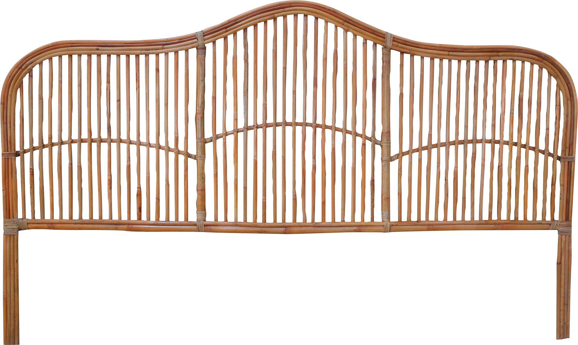 SIT Boxspringbett, Mit Rattan-Kopfteil