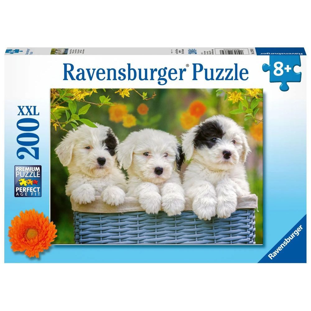 Ravensburger Puzzle Kuschelige Welpen - Puzzle mit 200 Teilen, 200 Puzzleteile