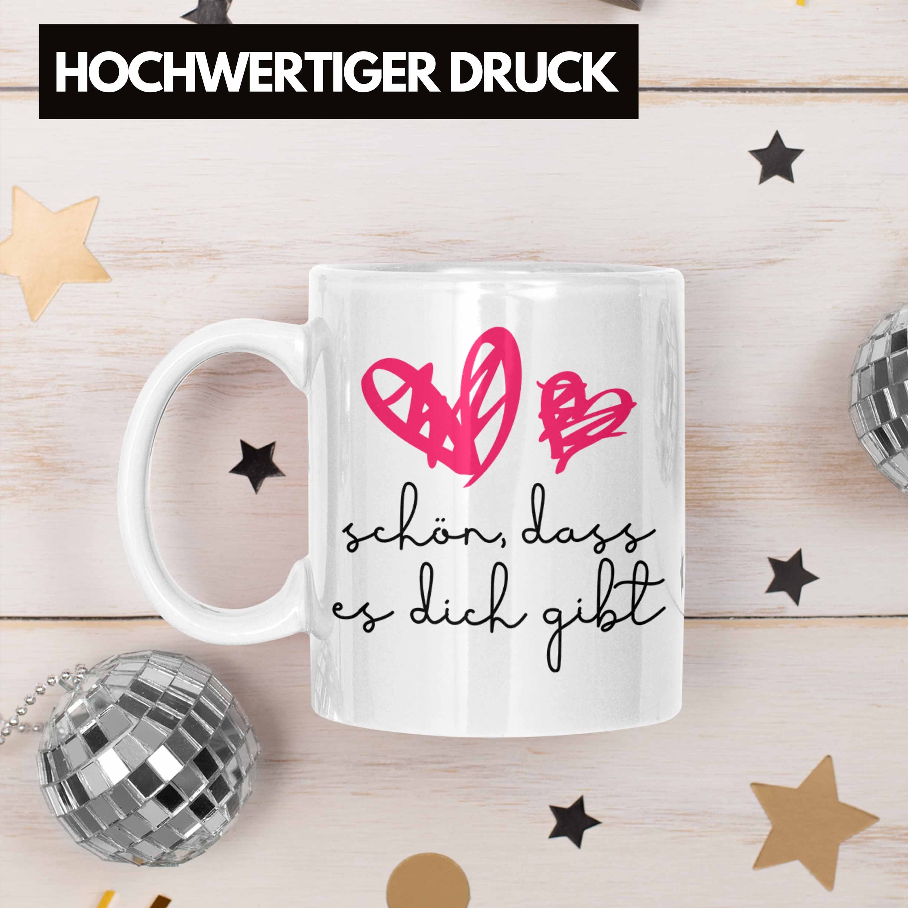 Geschenkidee Dass Freundin Danke Tasse Schön Weiss Tasse Trendation Geschenk Gibt Beste Trendation Lieblings Dich - Mensch Dankeschön Es