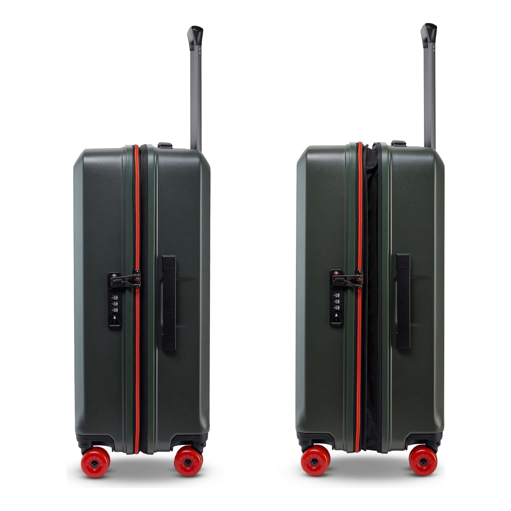 Stratic Hartschalen-Trolley Buzz, 4 Rollen, Polycarbonat