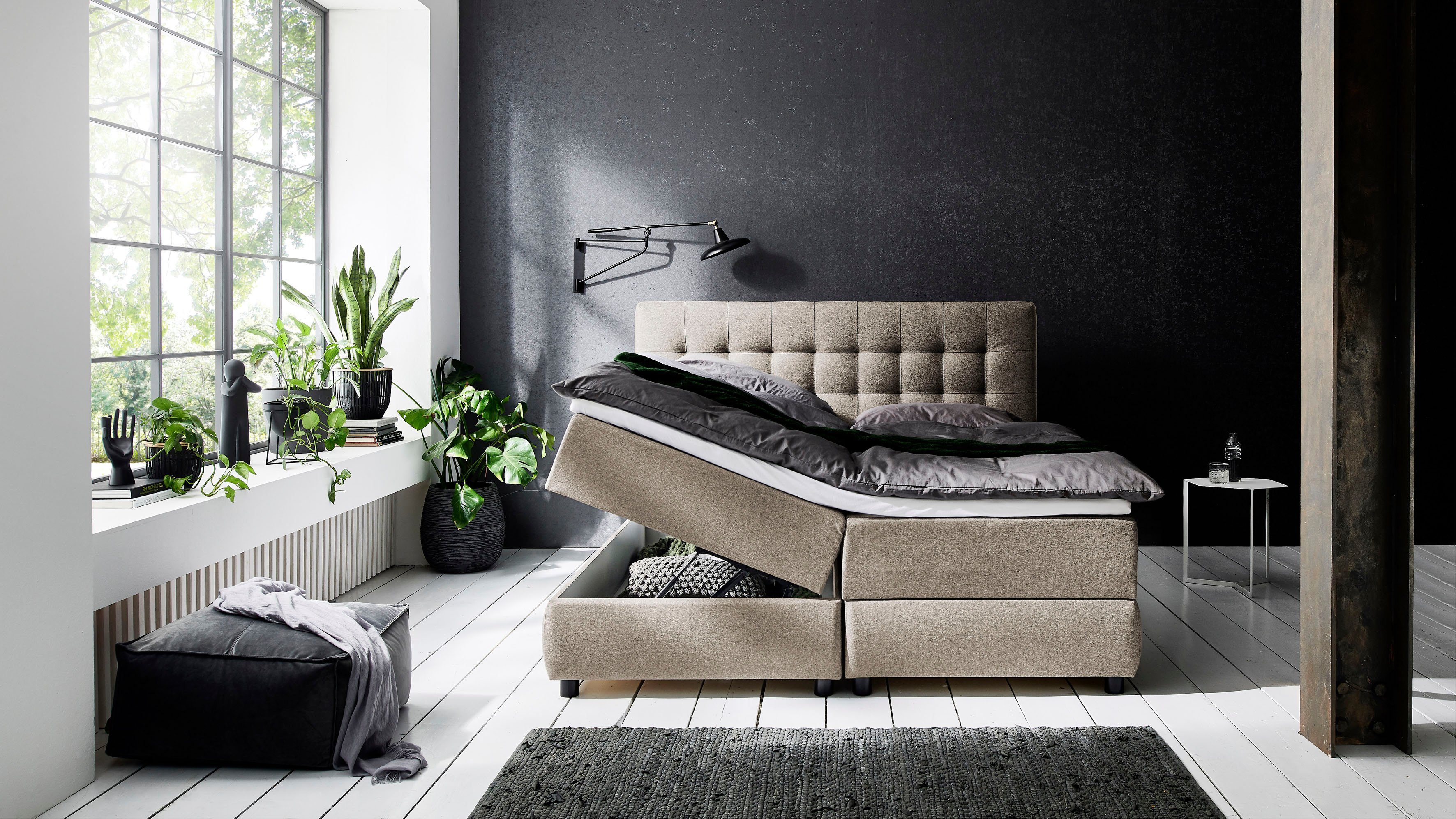ATLANTIC home collection Boxbett LILO, inkl. Bettkasten und Topper