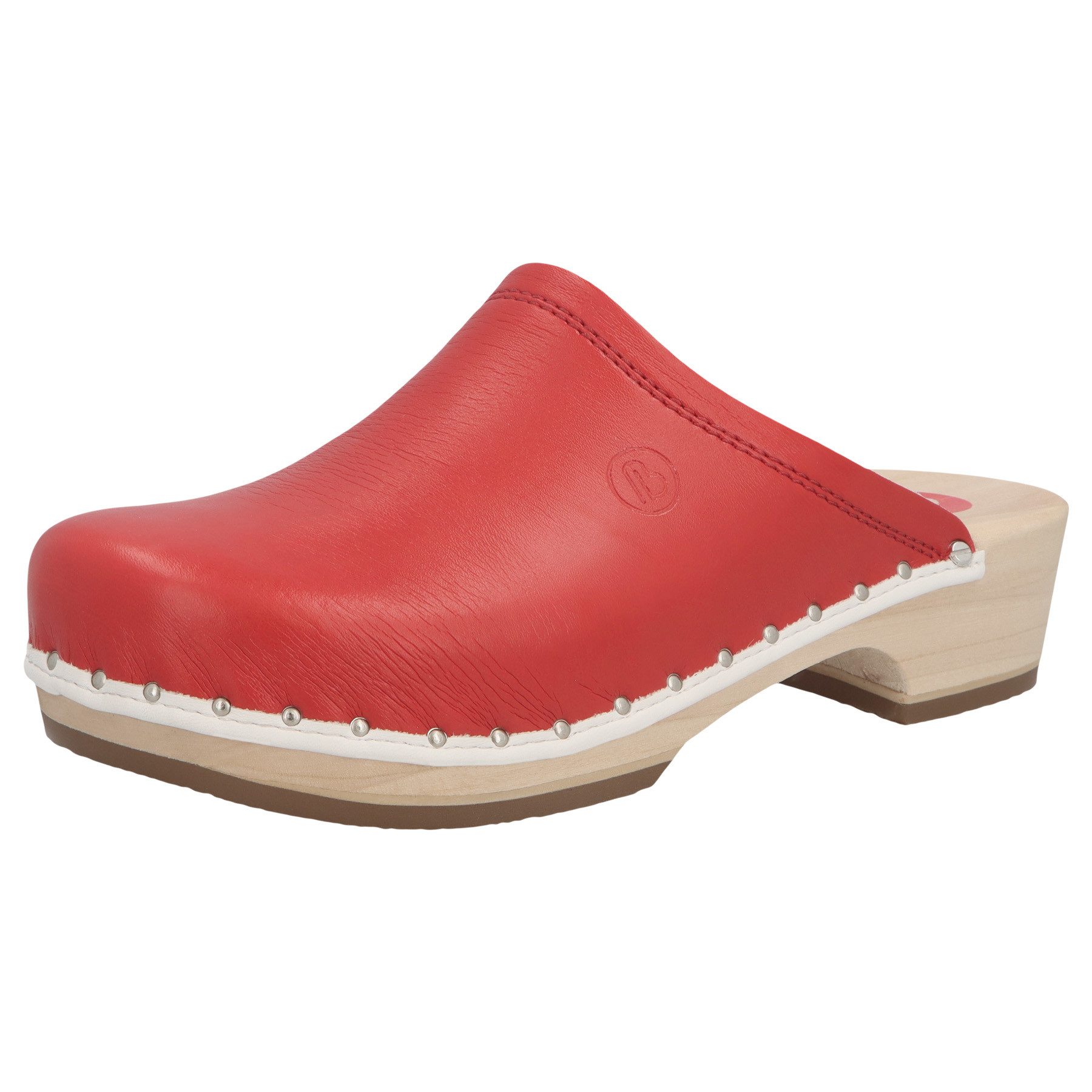 BERKEMANN Berkemann Erwachsene Holz Natur-Toeffler Clogs Led Schlappen