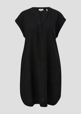 s.Oliver Minikleid Midi-Kleid mit Tunika-Ausschnitt
