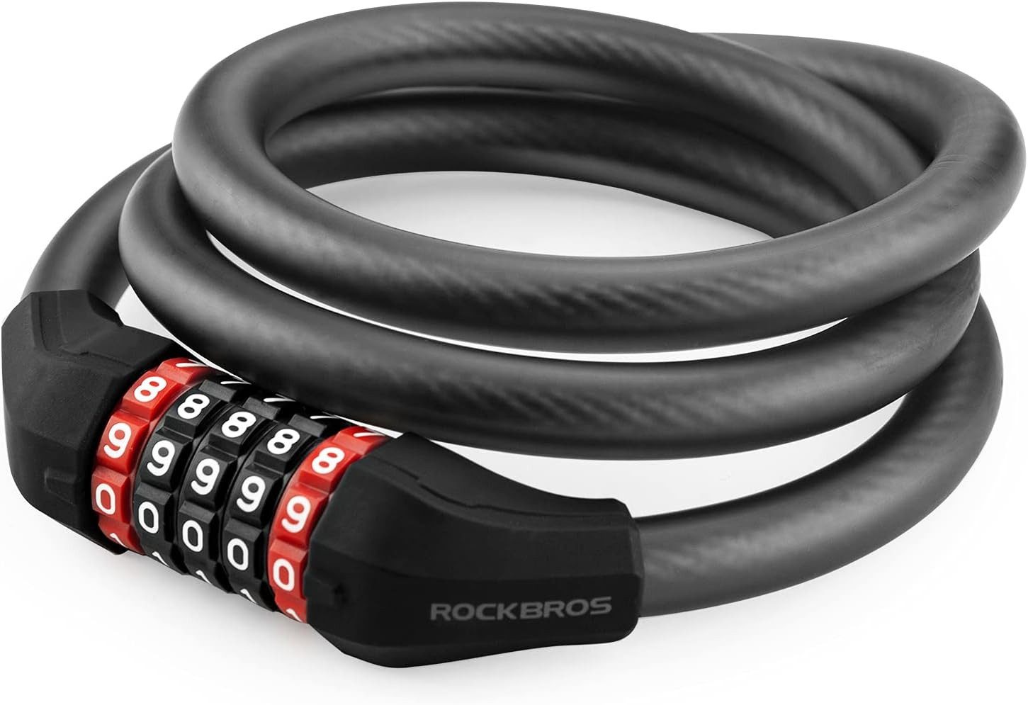 ROCKBROS Faltschloss 5-stelliges Kabelschloss Wasserdicht PVC Stahl