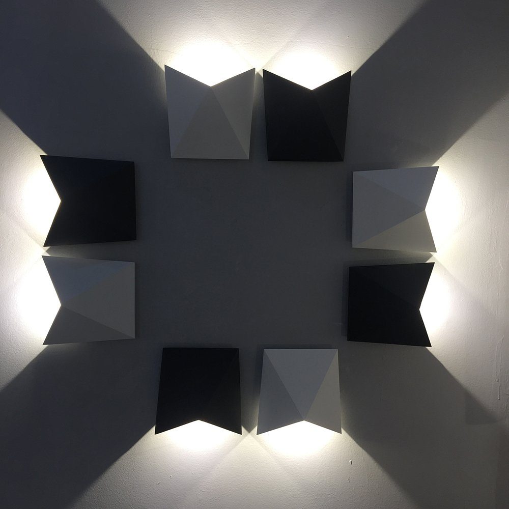 Mantra Außen-LED-Wandleuchte Triax Dunkelgrau Wandleuchte