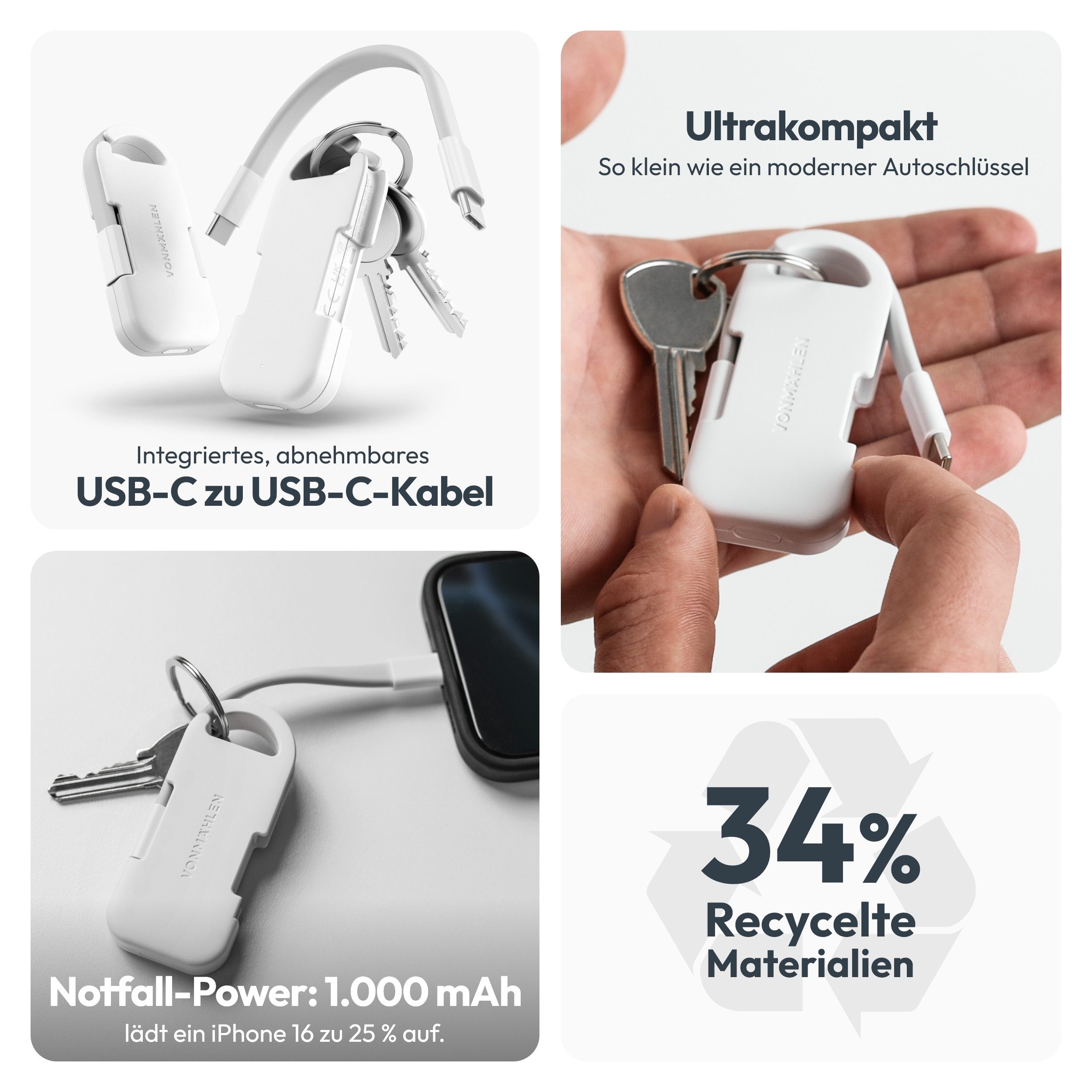 VONMÄHLEN Evergreen Go Powerbank