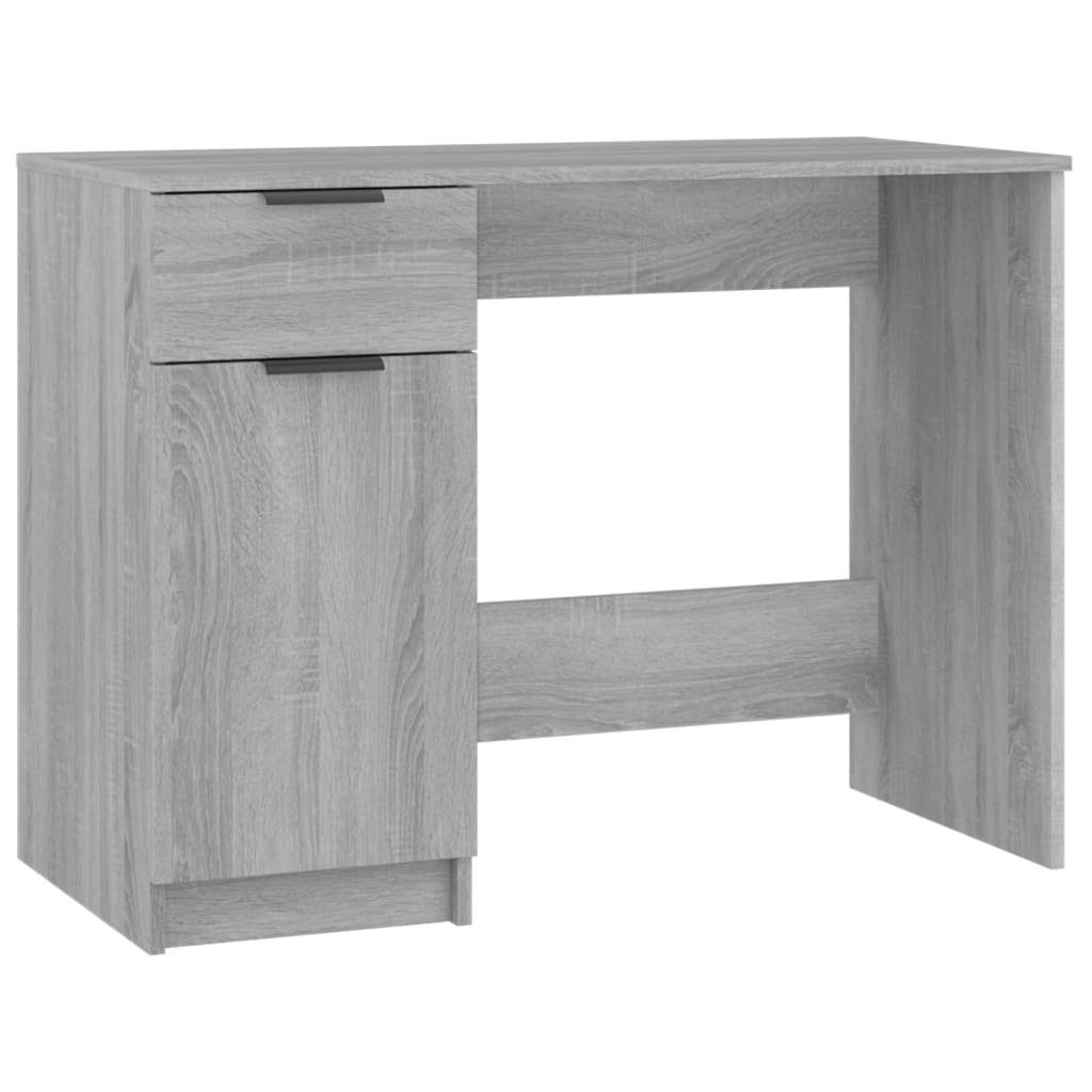 furnicato Schreibtisch Grau Holzwerkstoff cm Sonoma 100x50x75