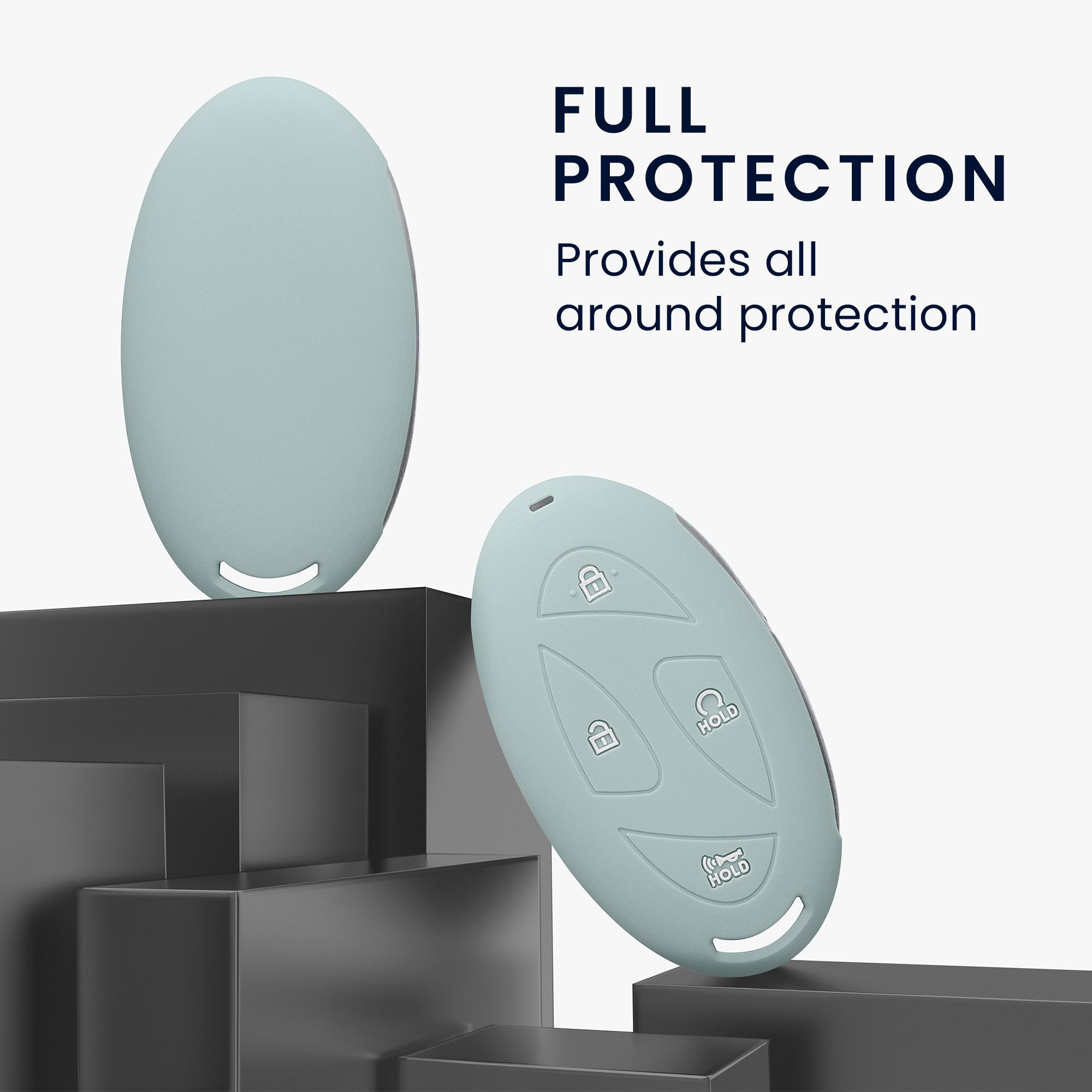 kwmobile Schlüsseltasche Autoschlüssel Silikon Hülle für Hyundai (1-tlg), Schlüsselhülle Schlüssel Case Cover