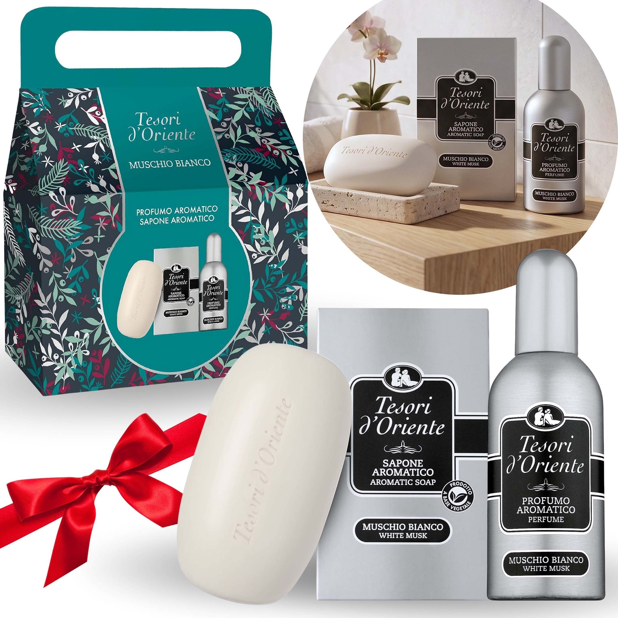 Tesori d´Oriente Eau de Toilette Tesori d'Oriente Muschio Bianco Geschenkset, Eau de Toilette + Seife