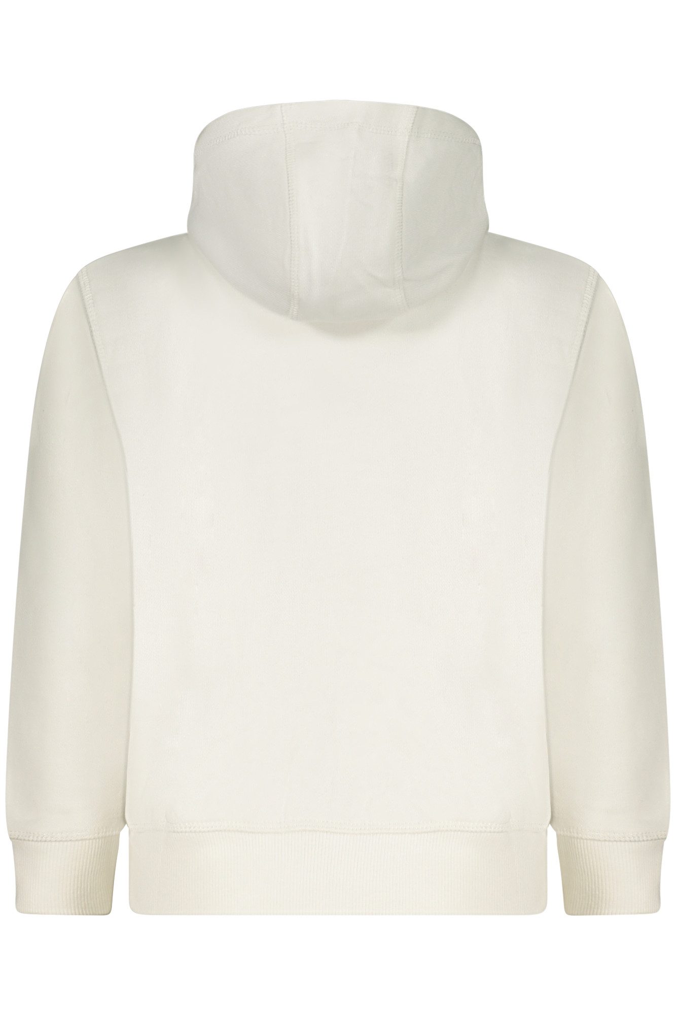 North Sails Sweatshirt Weißer Langarm-Kinderpullover mit Reißverschluss