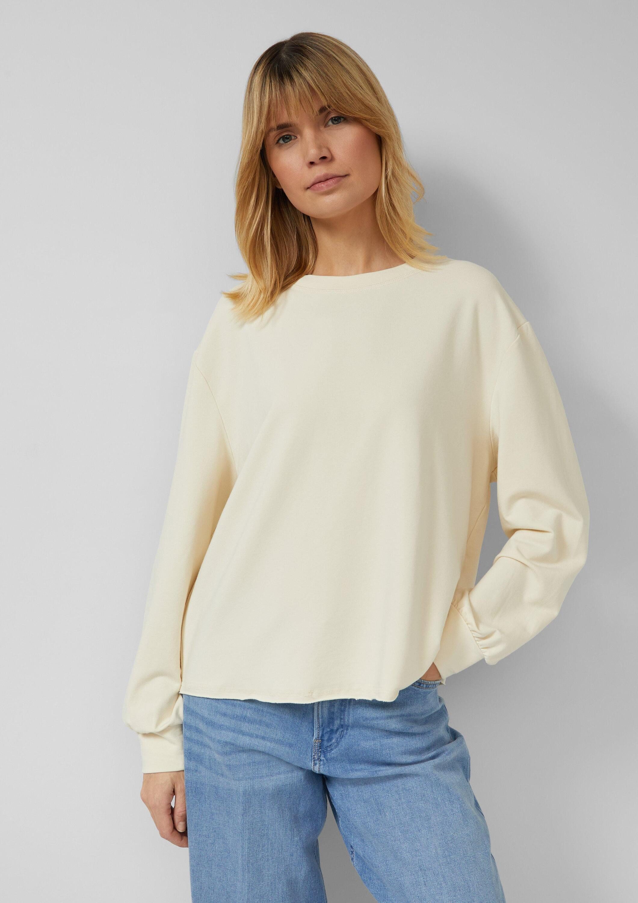 s.Oliver Sweatshirt Sweatshirt Weiches Sweatshirt im Relaxed Fit