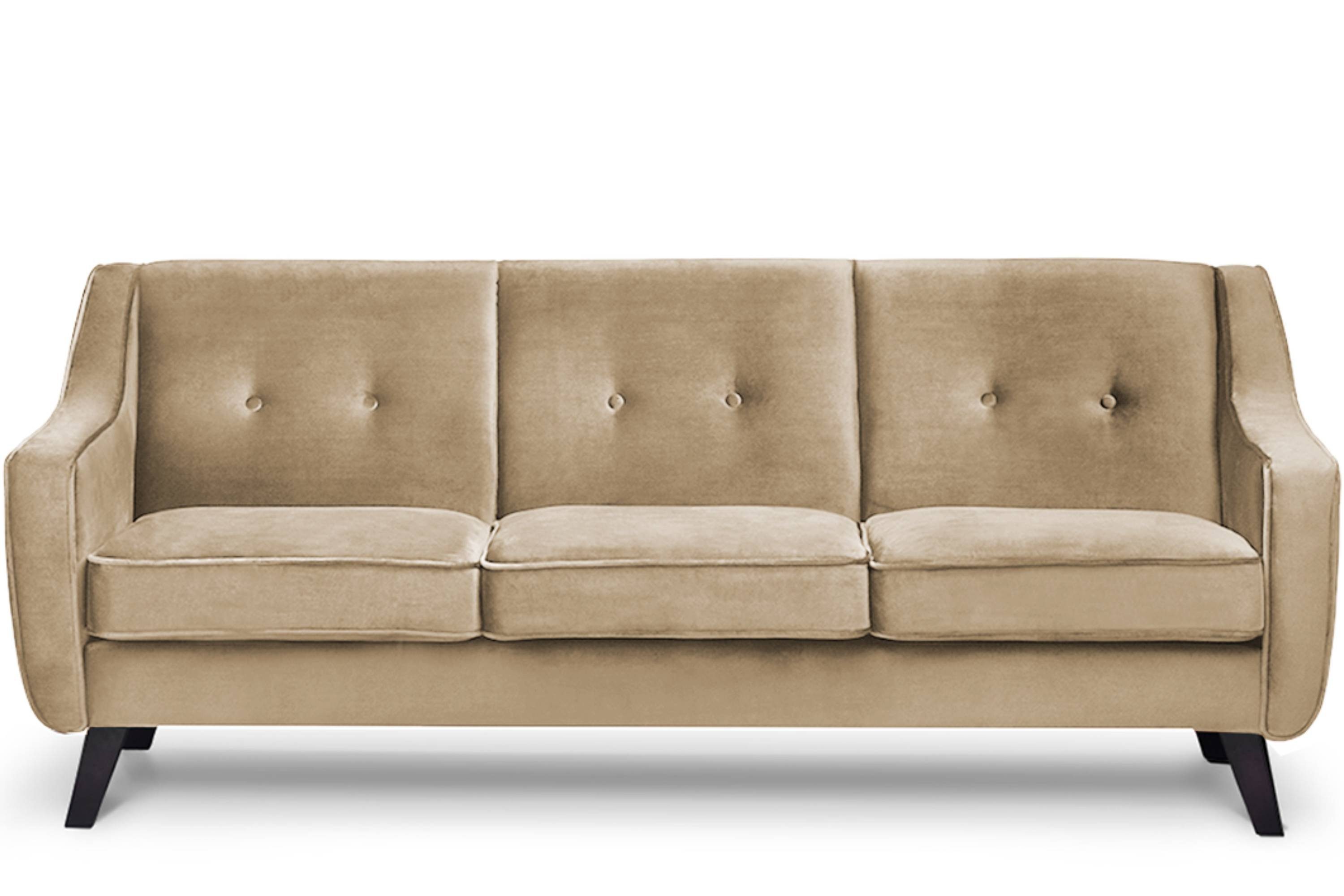KONSIMO® 3-Sitzer TERSO elegant Drei-Personen, hohe Beine,in elegantem ...