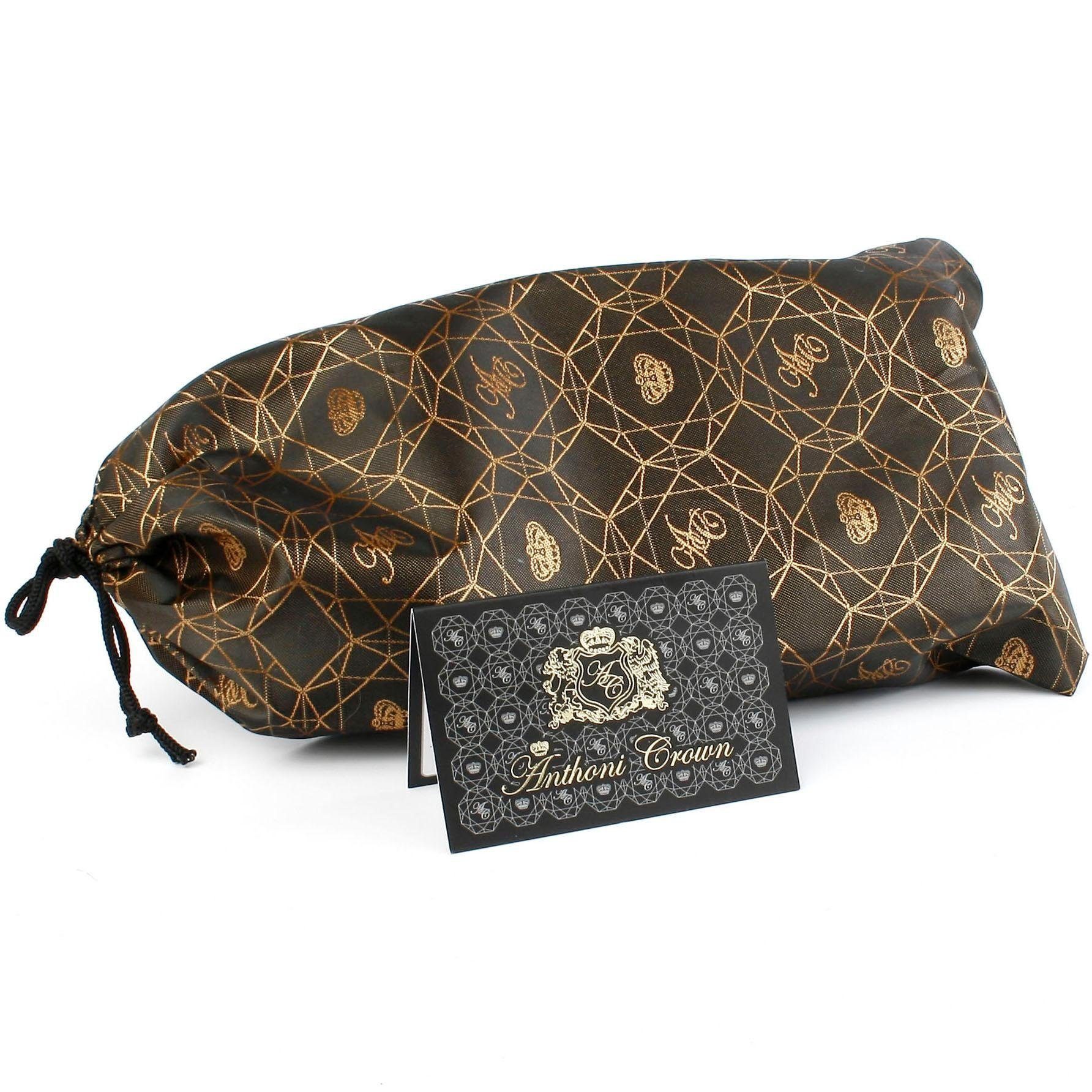 Anthoni Crown Ledergürtel im klassischen Design, schlichte elegante Gürtelschließe