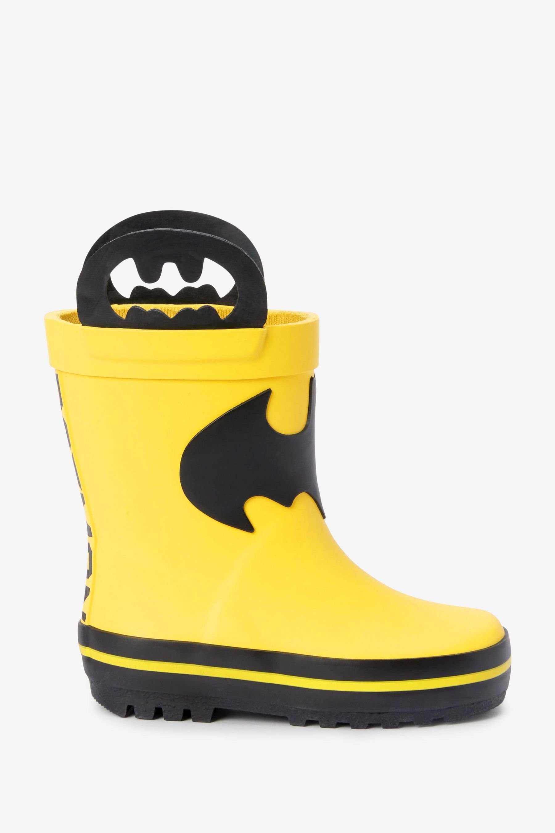 (1-tlg) Yellow Gummistiefel Next mit Gummistiefel Batman® Kroko-Griffen