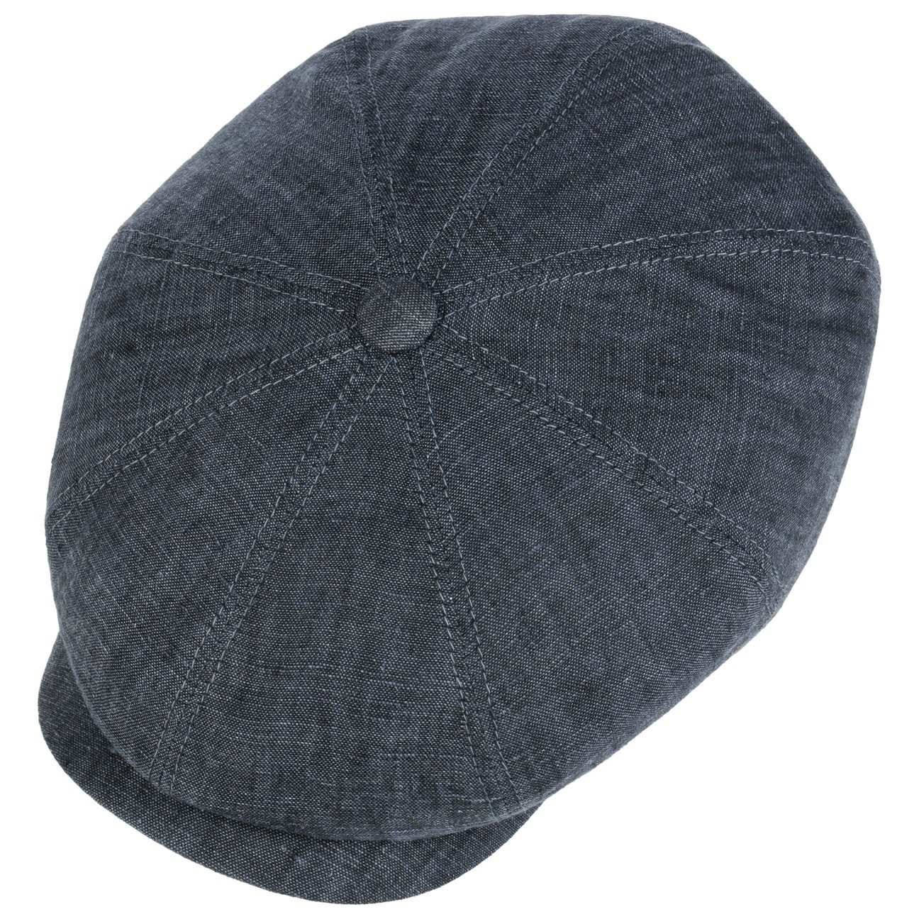 Stetson Flat Cap (1-St) Ballonmütze mit Schirm, Made in the EU