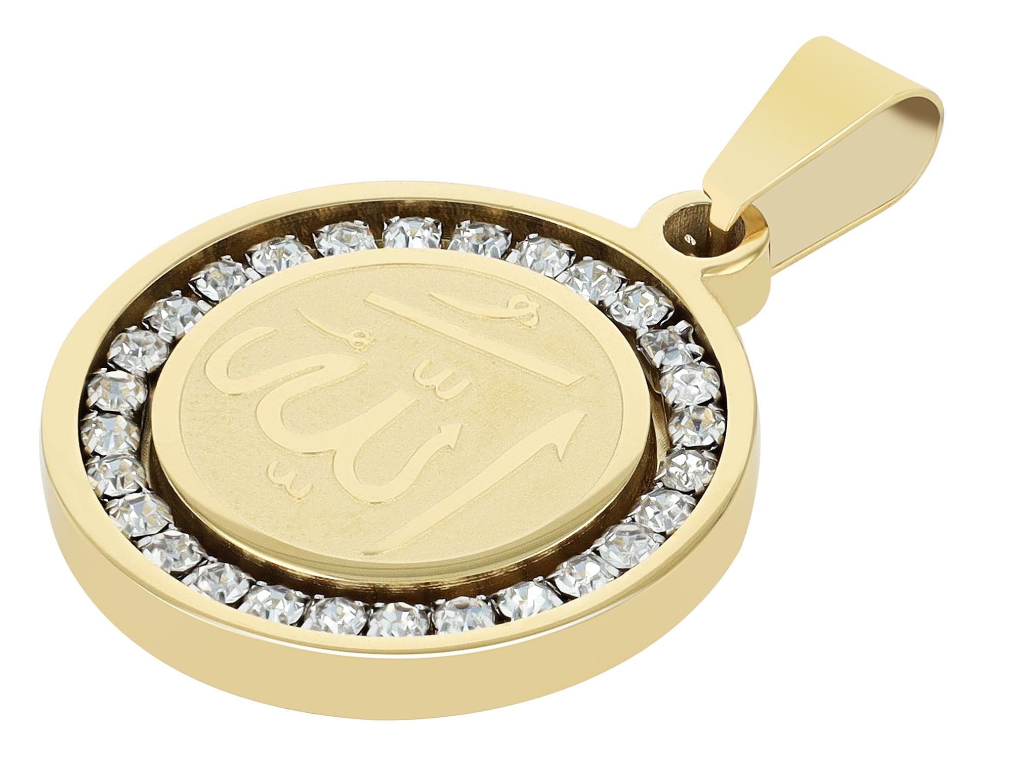 AKZENT Kettenanhänger Malik Edelstahl silber (Einzeln) günstig online kaufen