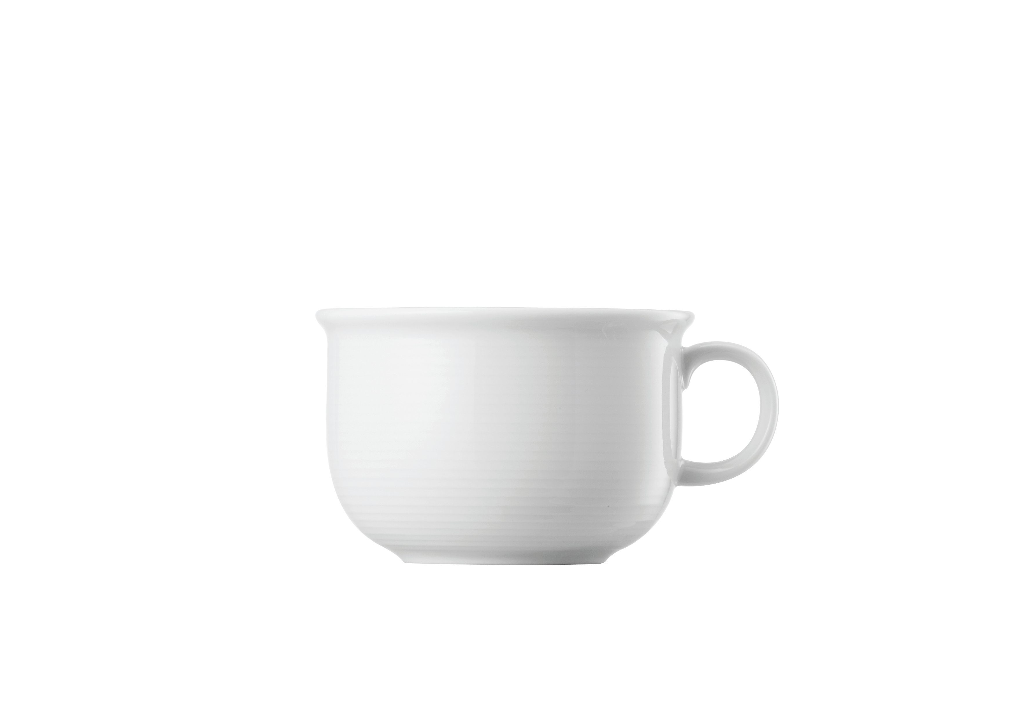Thomas Porzellan Tasse Thomas Frühstücks-Obertasse Trend weiß, Porzellan