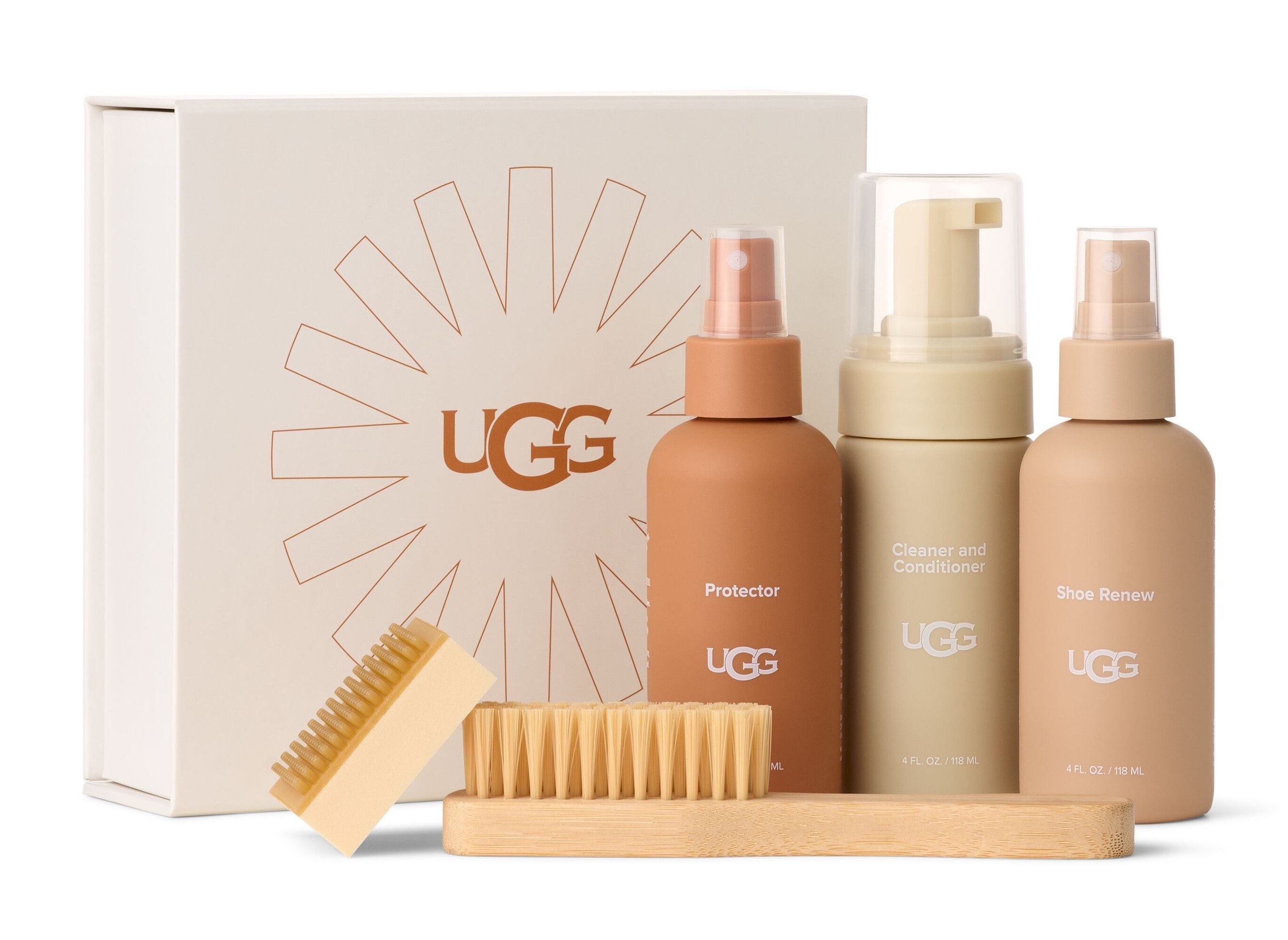UGG Reinigungs-Set Care UGG Care Kit Cleaner, (5-St), Pflegemittel, Schuhpflege, Imprägnierer, 5 teiliges Pflegeset